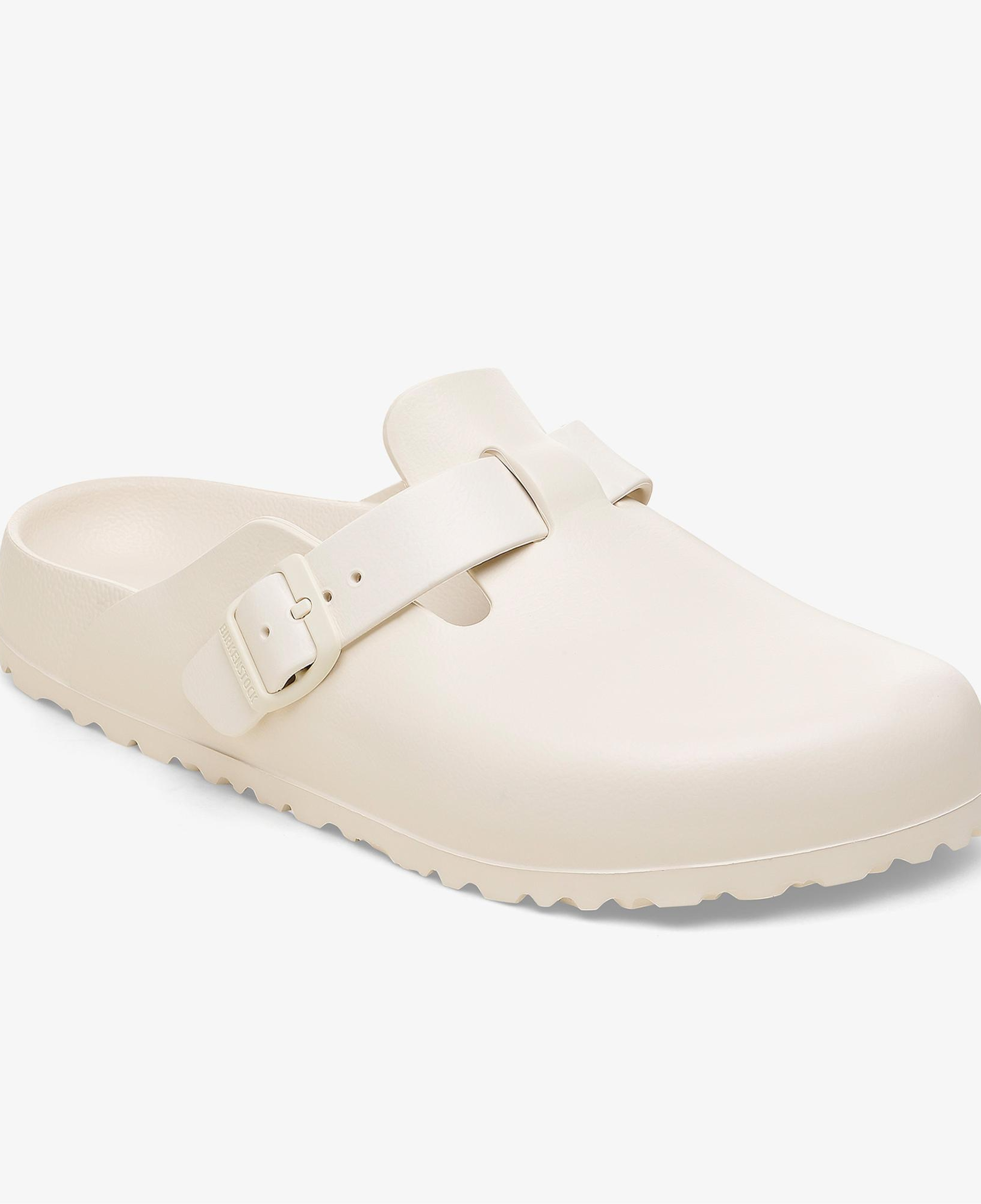Birkenstock Boston Eva Erkek Krem Terlik
