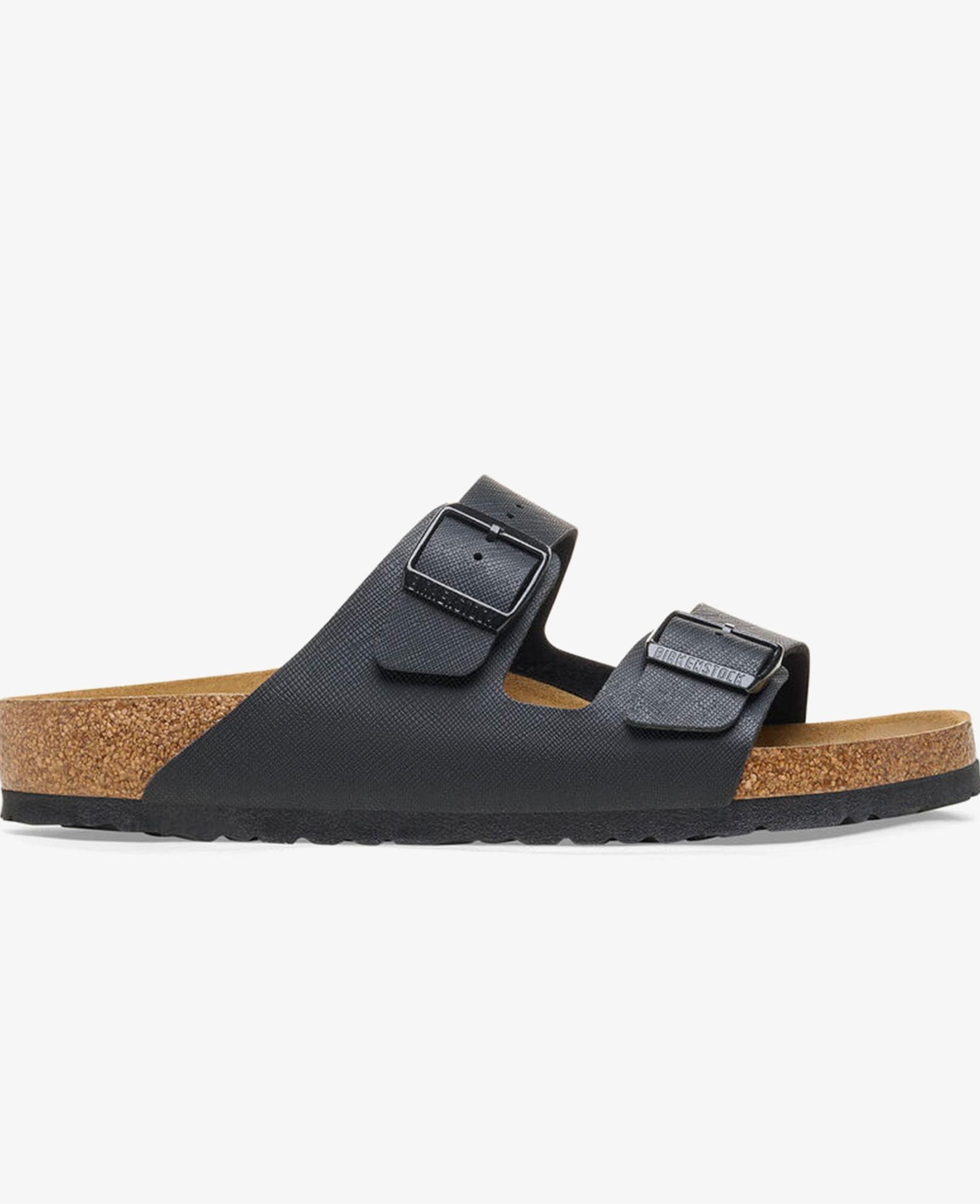 Birkenstock Arizona Bf Saffiano Erkek Siyah Terlik