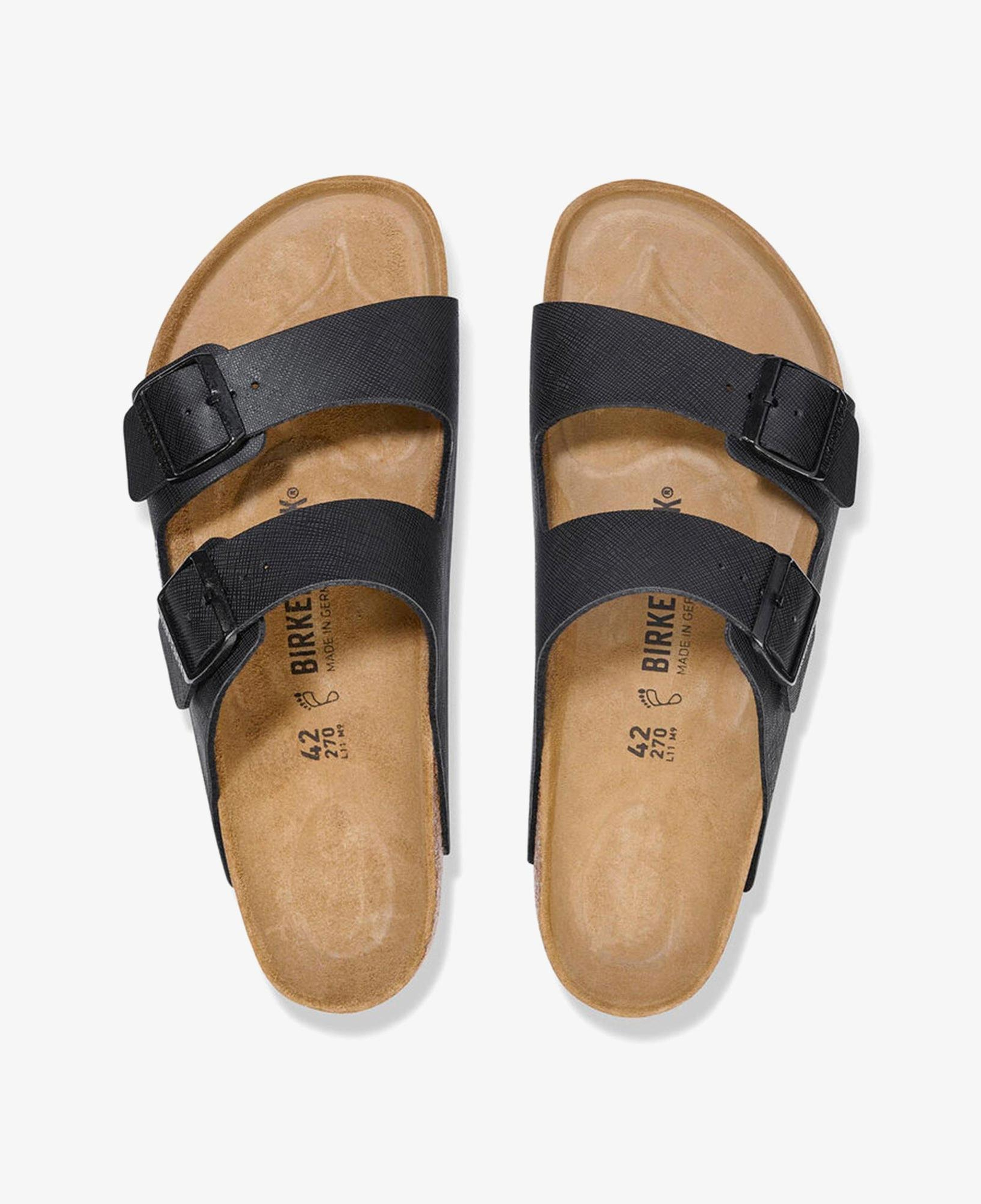 Birkenstock Arizona Bf Saffiano Erkek Siyah Terlik
