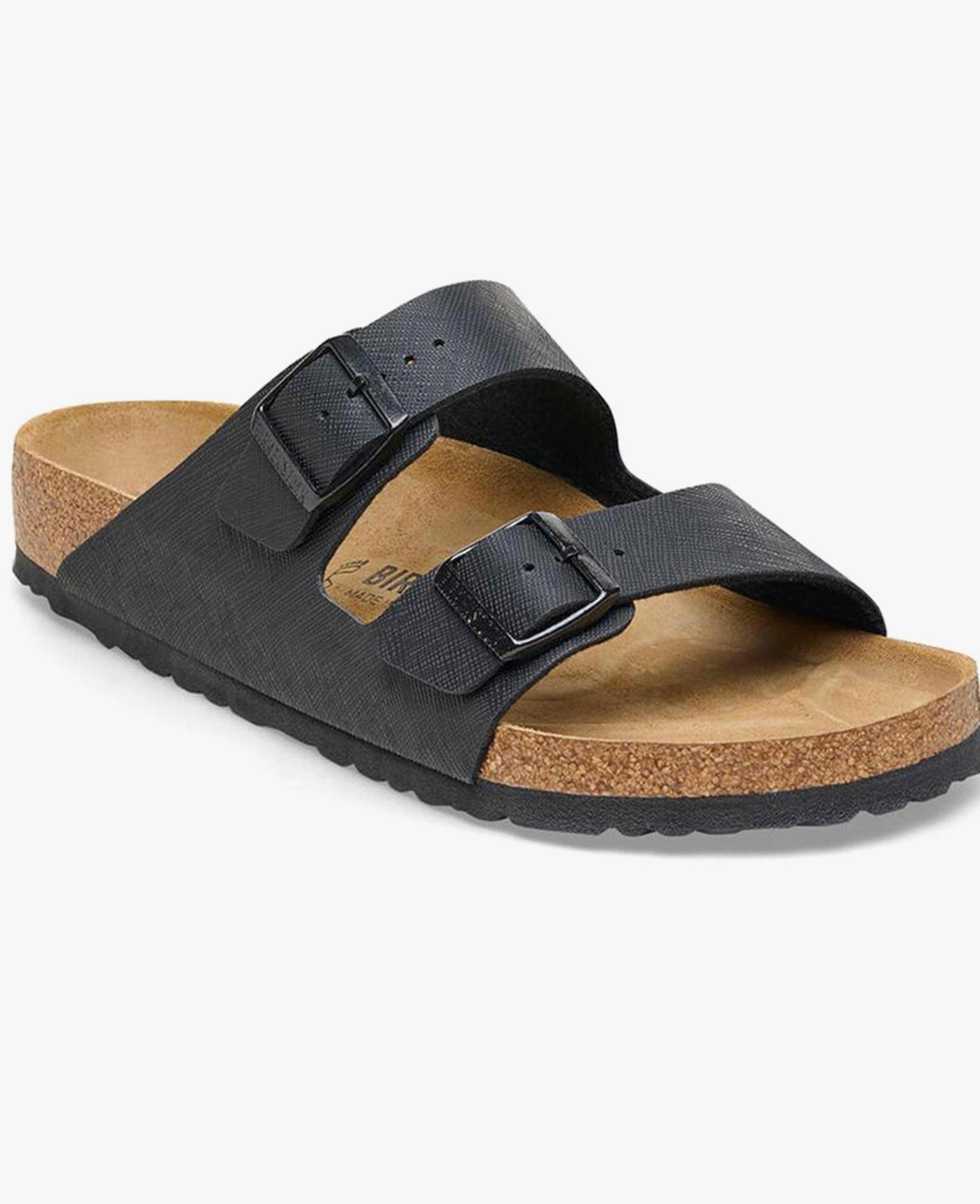 Birkenstock Arizona Bf Saffiano Erkek Siyah Terlik