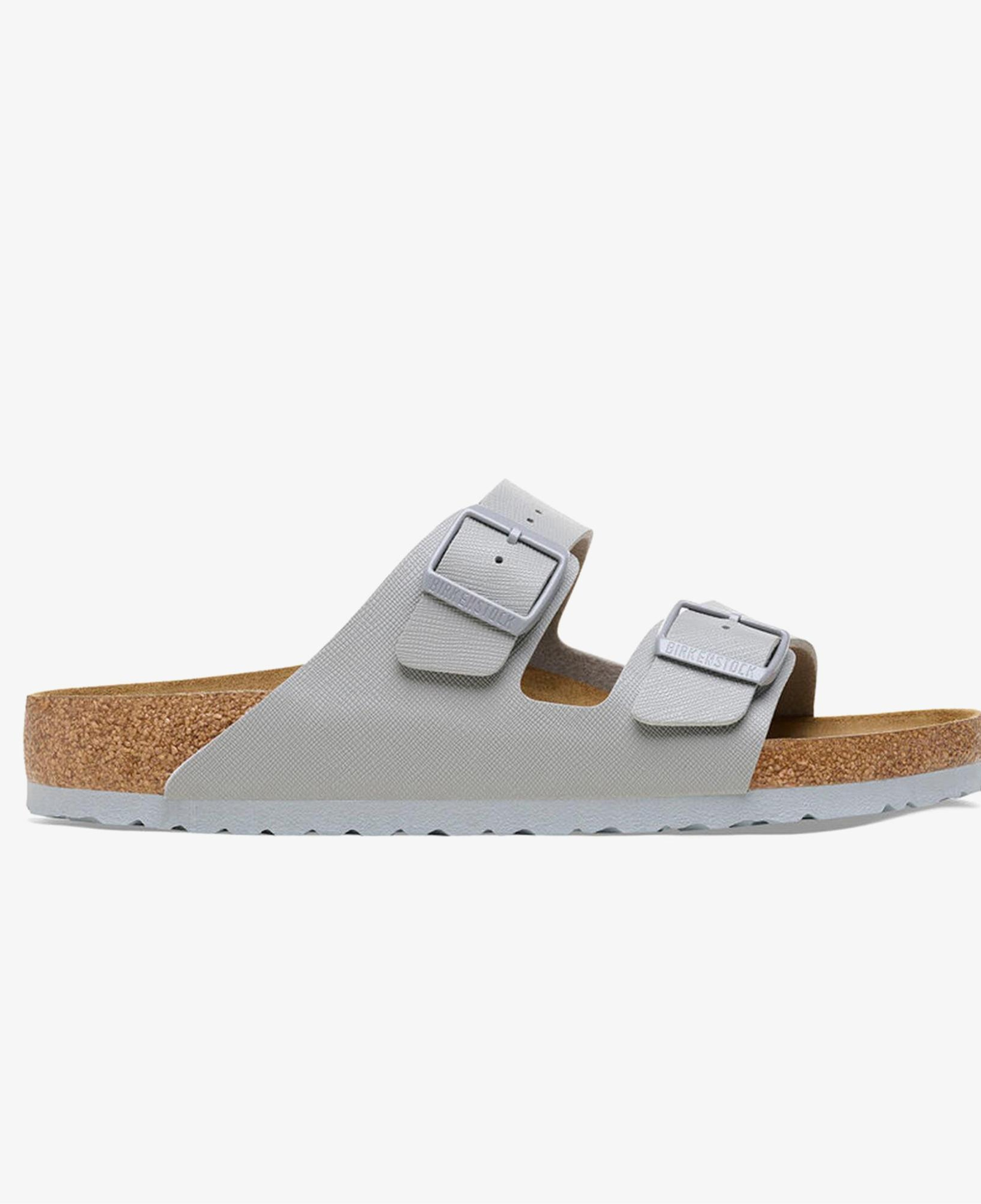Birkenstock Arizona Bf Saffiano Erkek Gri Terlik