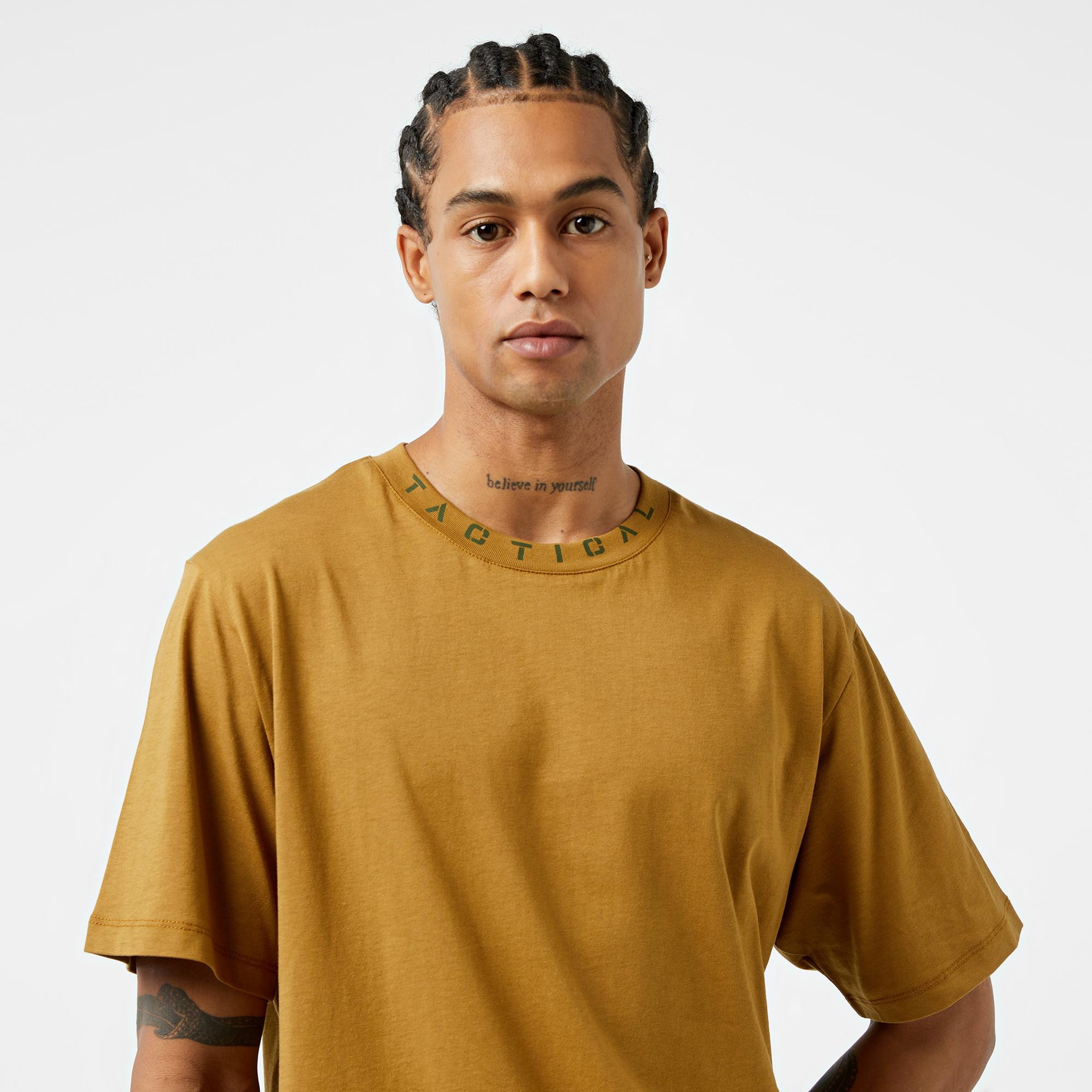 Tactical Wolves Wolf Erkek Kahverengi T-Shirt