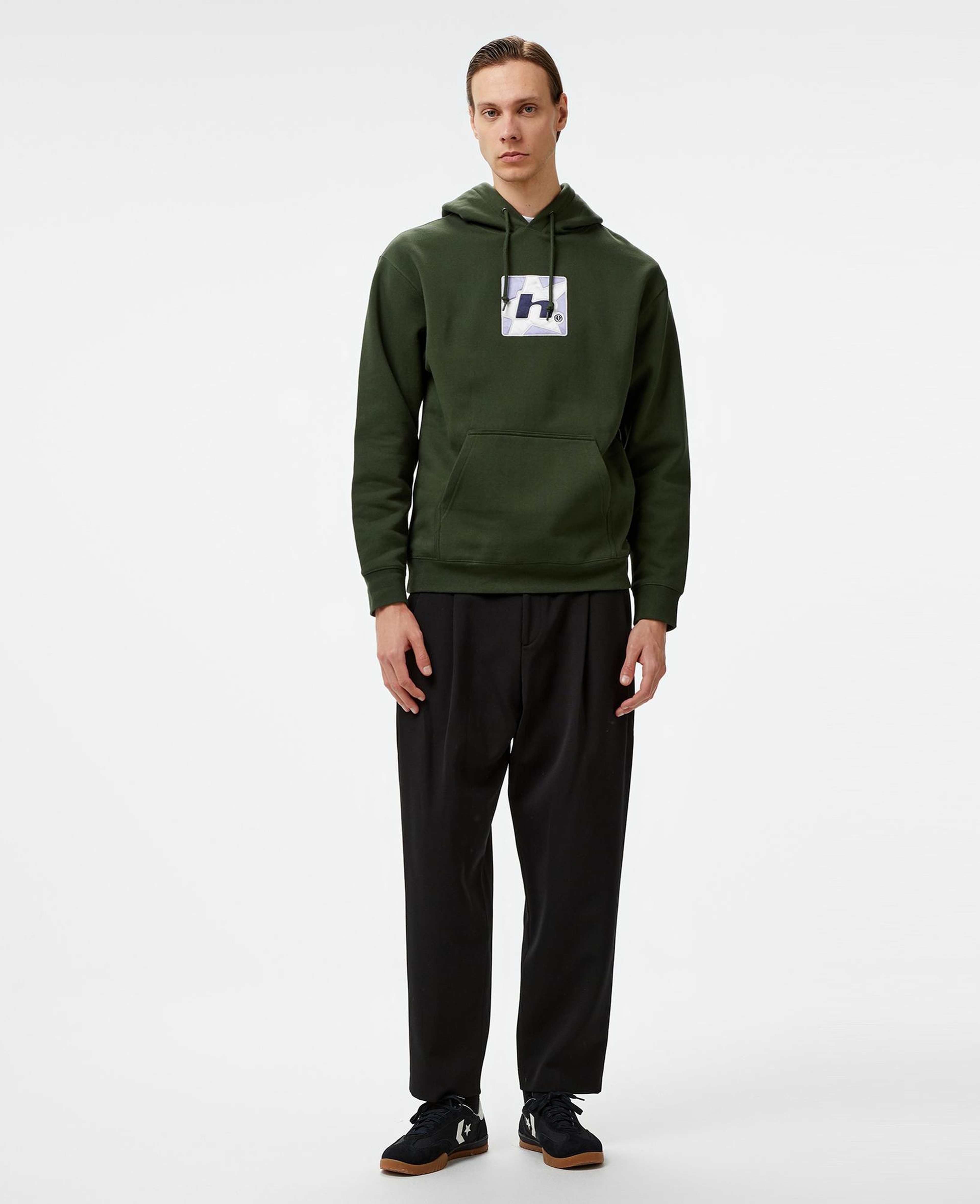 Huf Star P/O Erkek Yeşil Hoodie