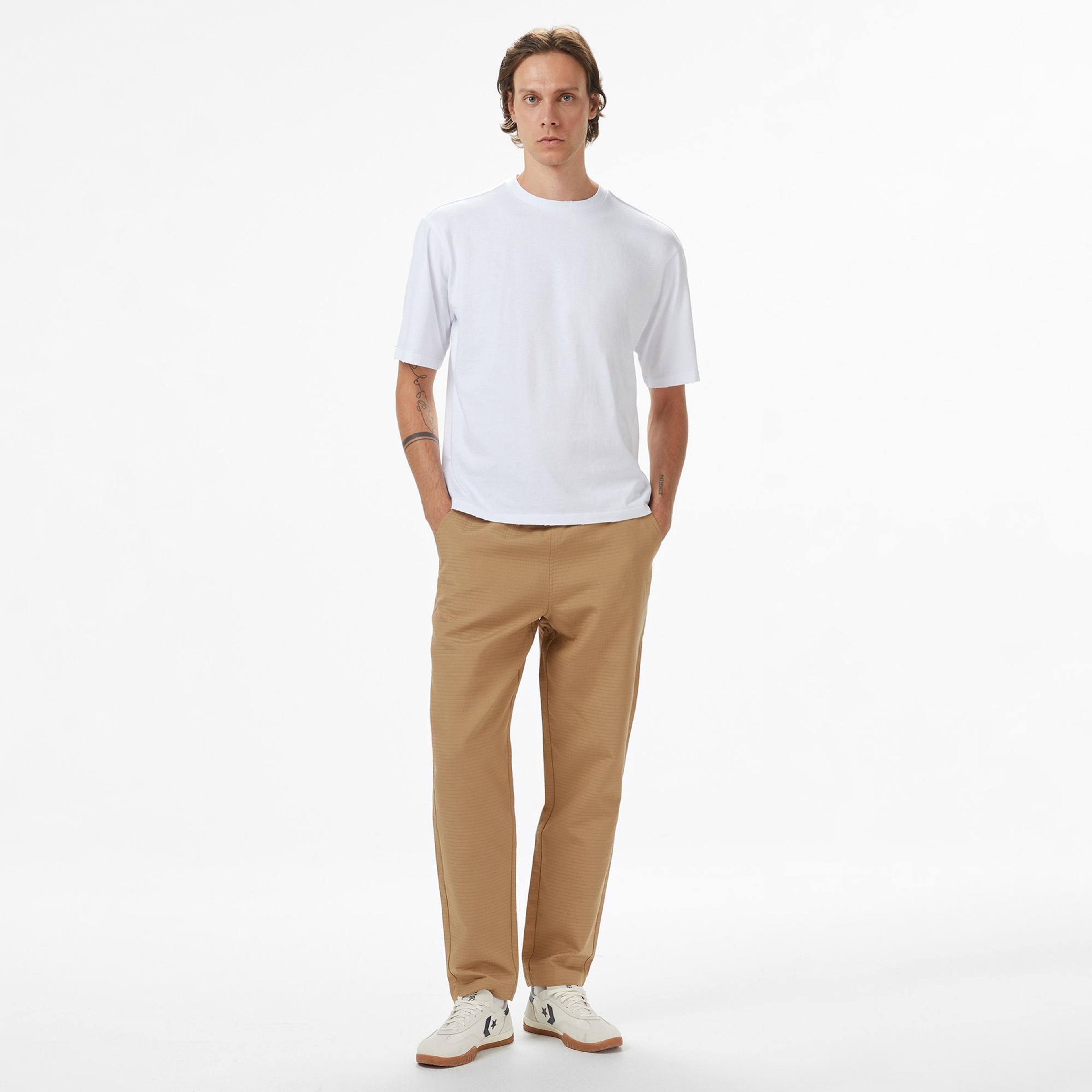 UNITED4 Erkek Krem Pantolon