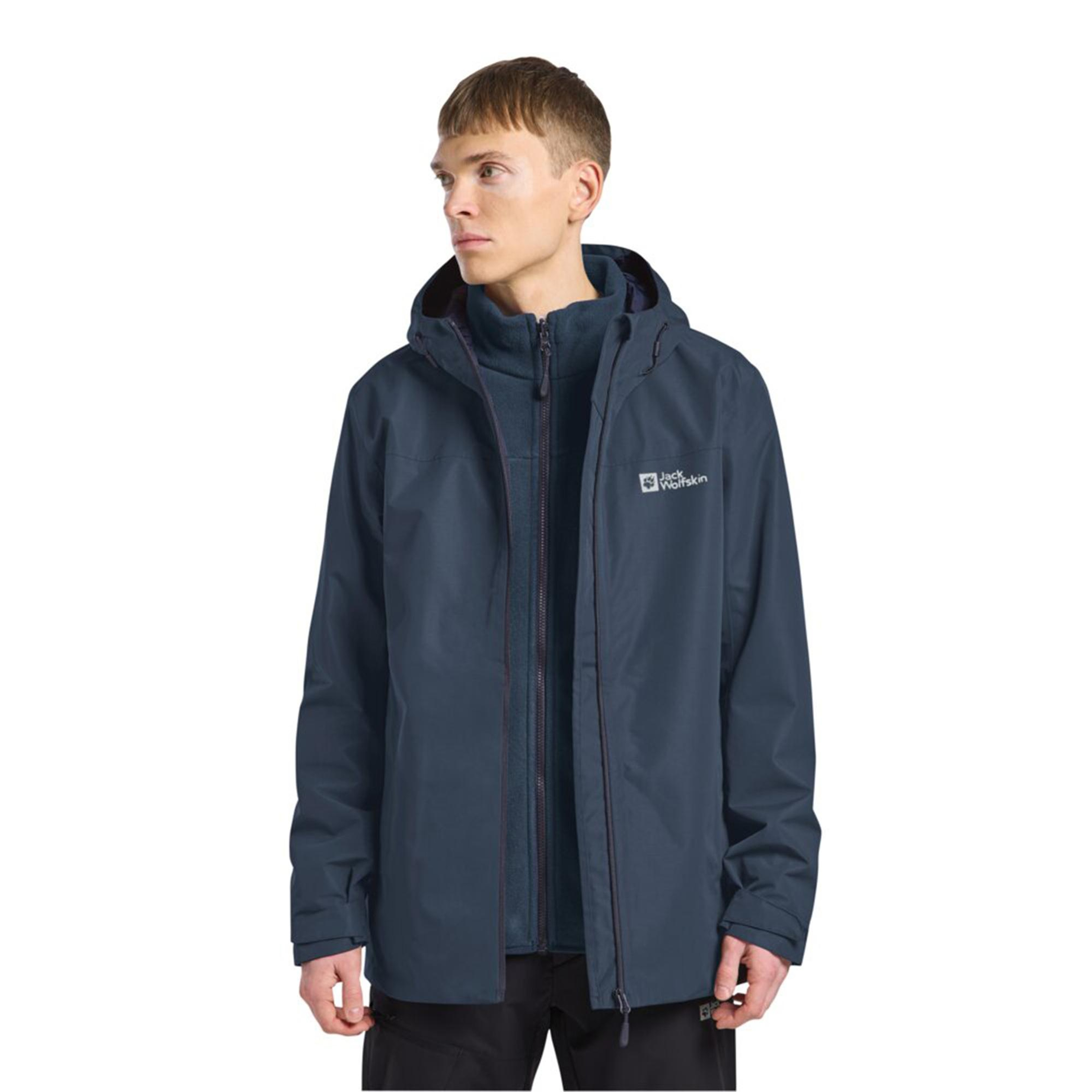 Jack Wolfskin Taubenberg 3In1 Lacivert Erkek Ceket