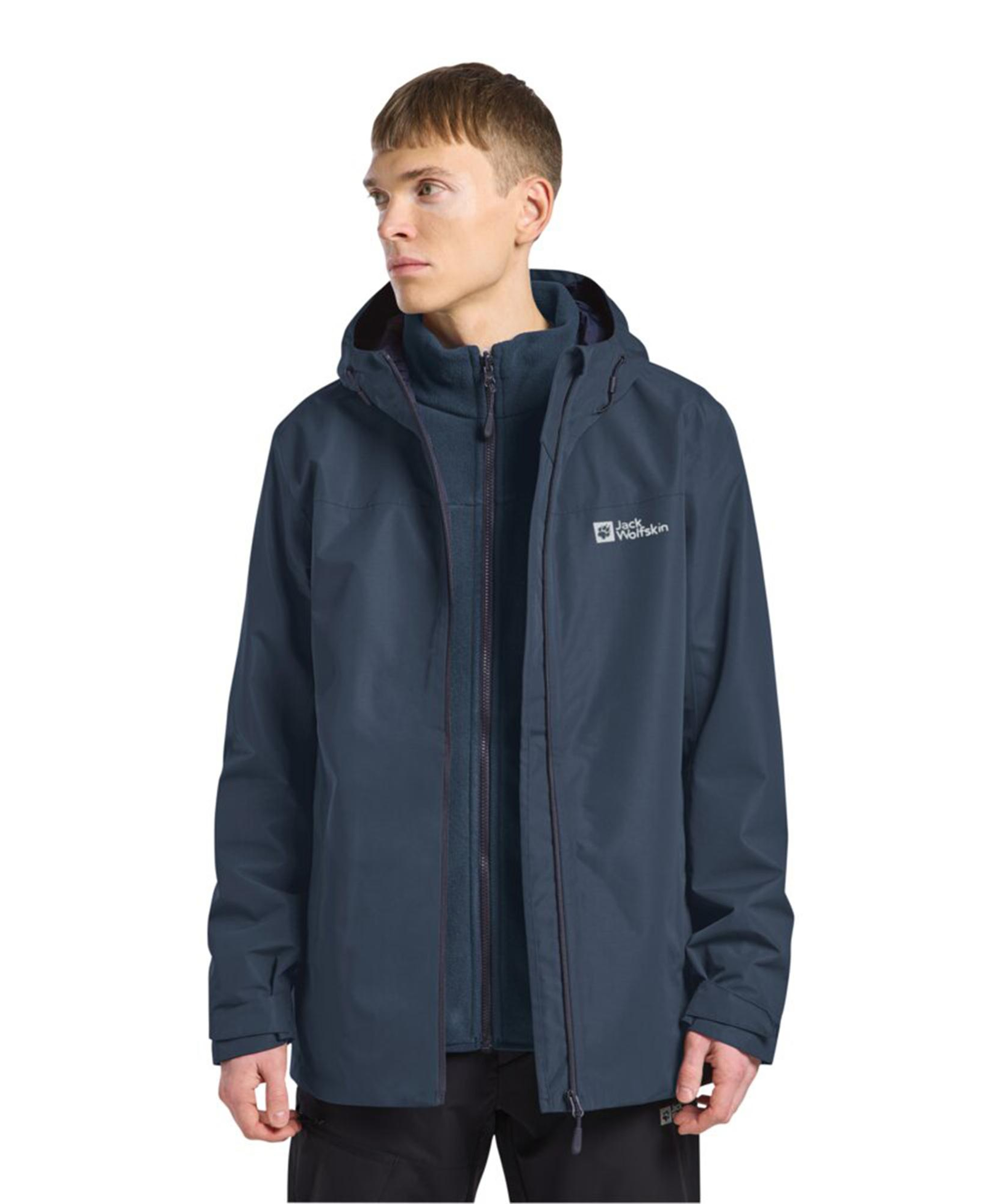 Jack Wolfskin Taubenberg 3In1 Lacivert Erkek Ceket