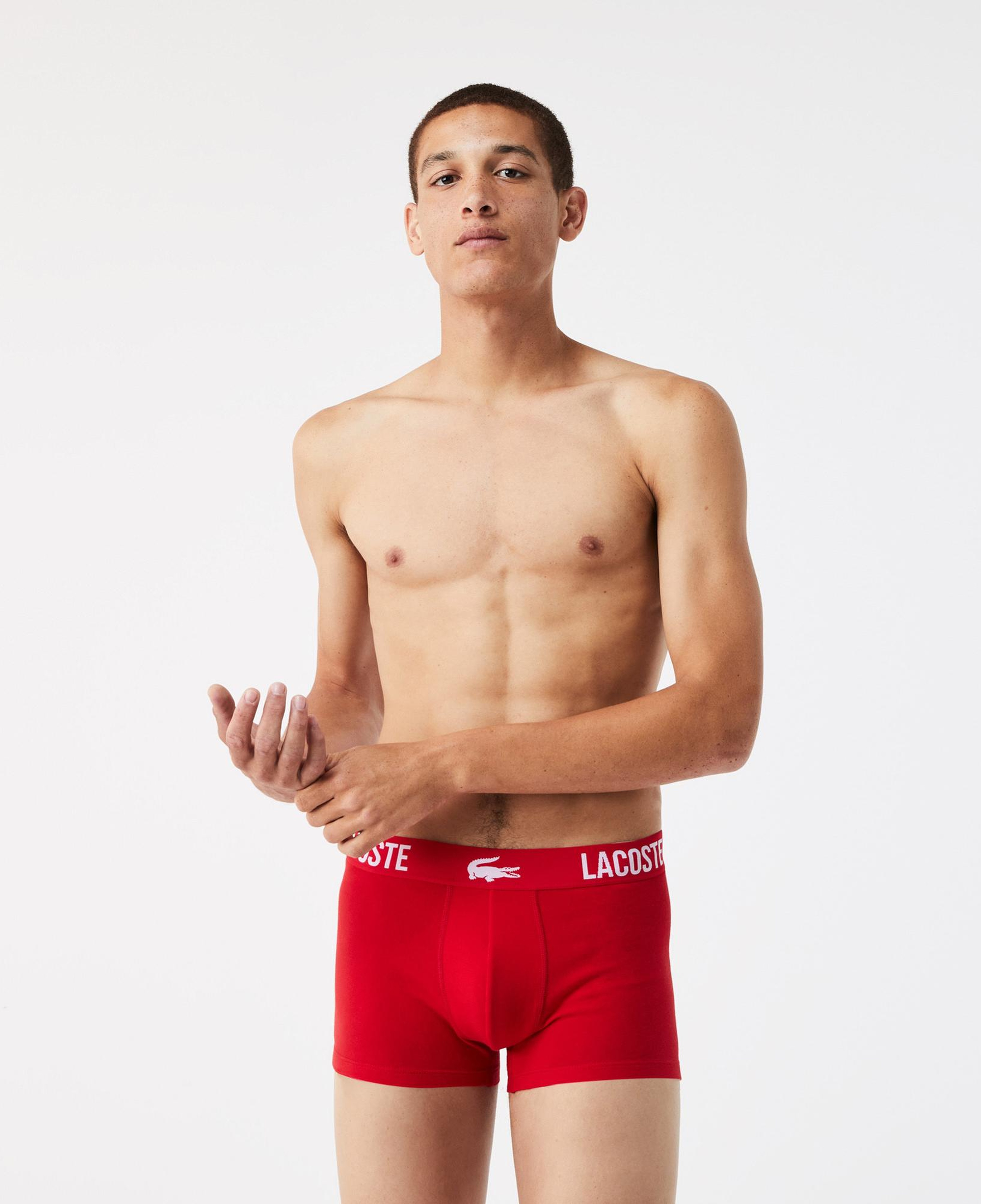 Lacoste Erkek 3'lü Renkli Boxer