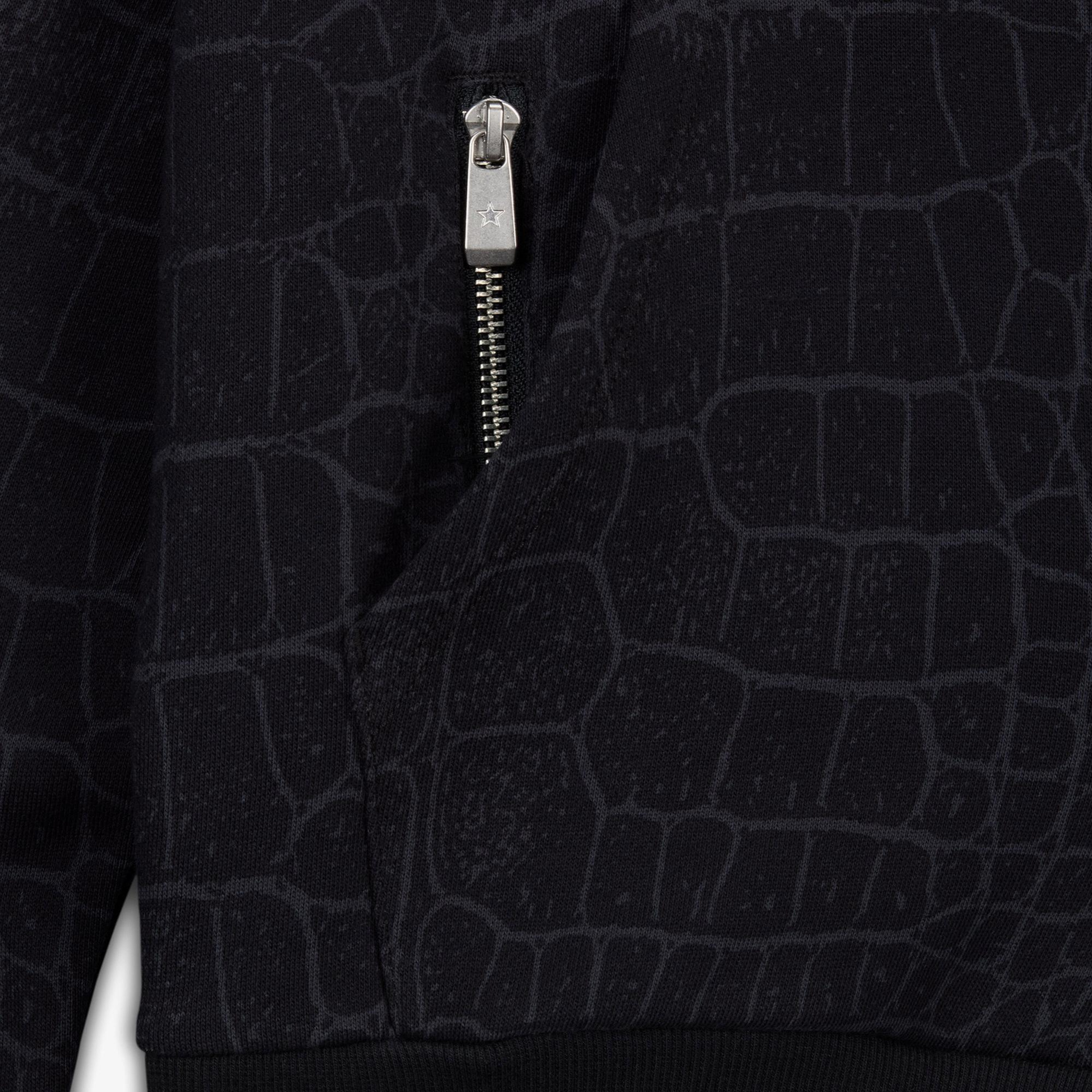 Converse Kadın Desenli Siyah Hoodie