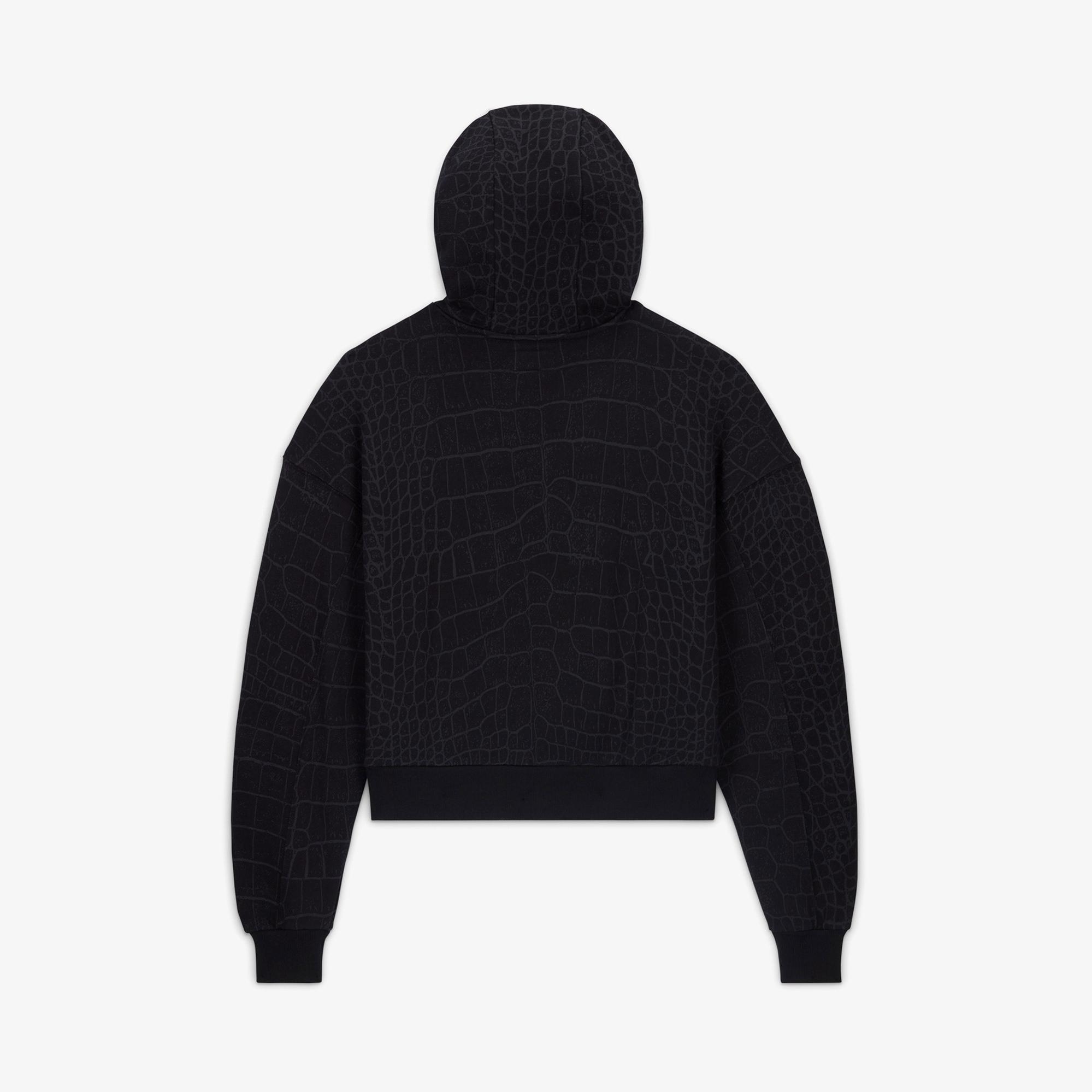 Converse Kadın Desenli Siyah Hoodie