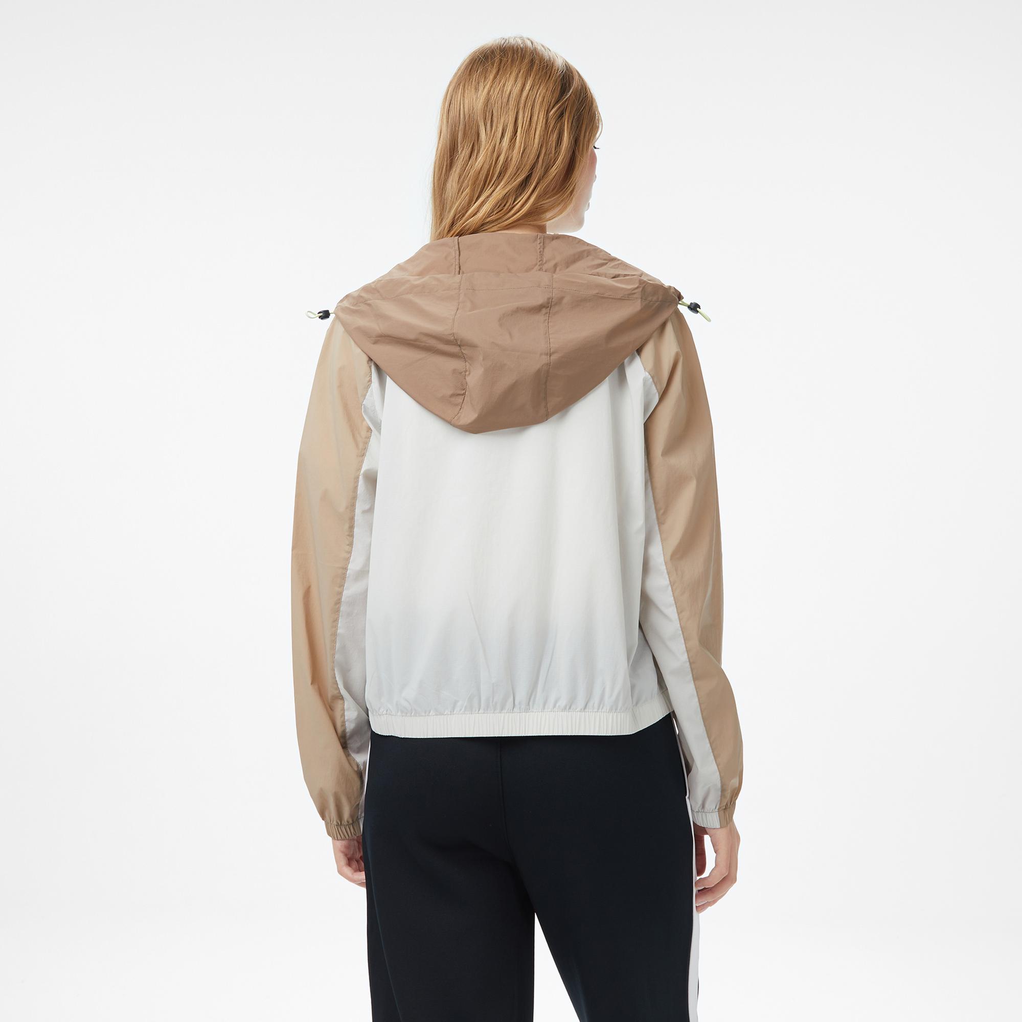 Converse Kadın Renk Bloklu Kahverengi Rüzgarlık