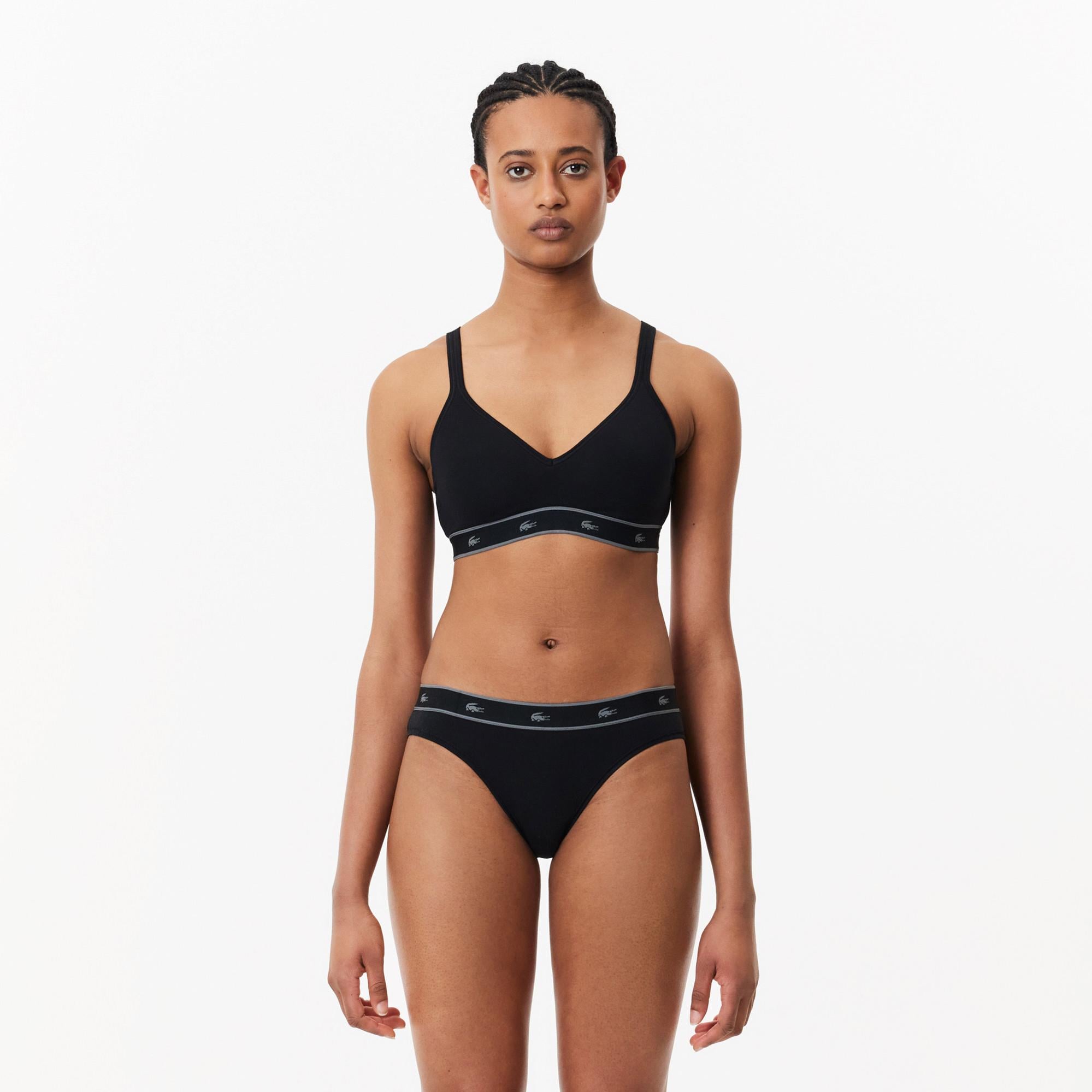 Lacoste Kadın Siyah Bra