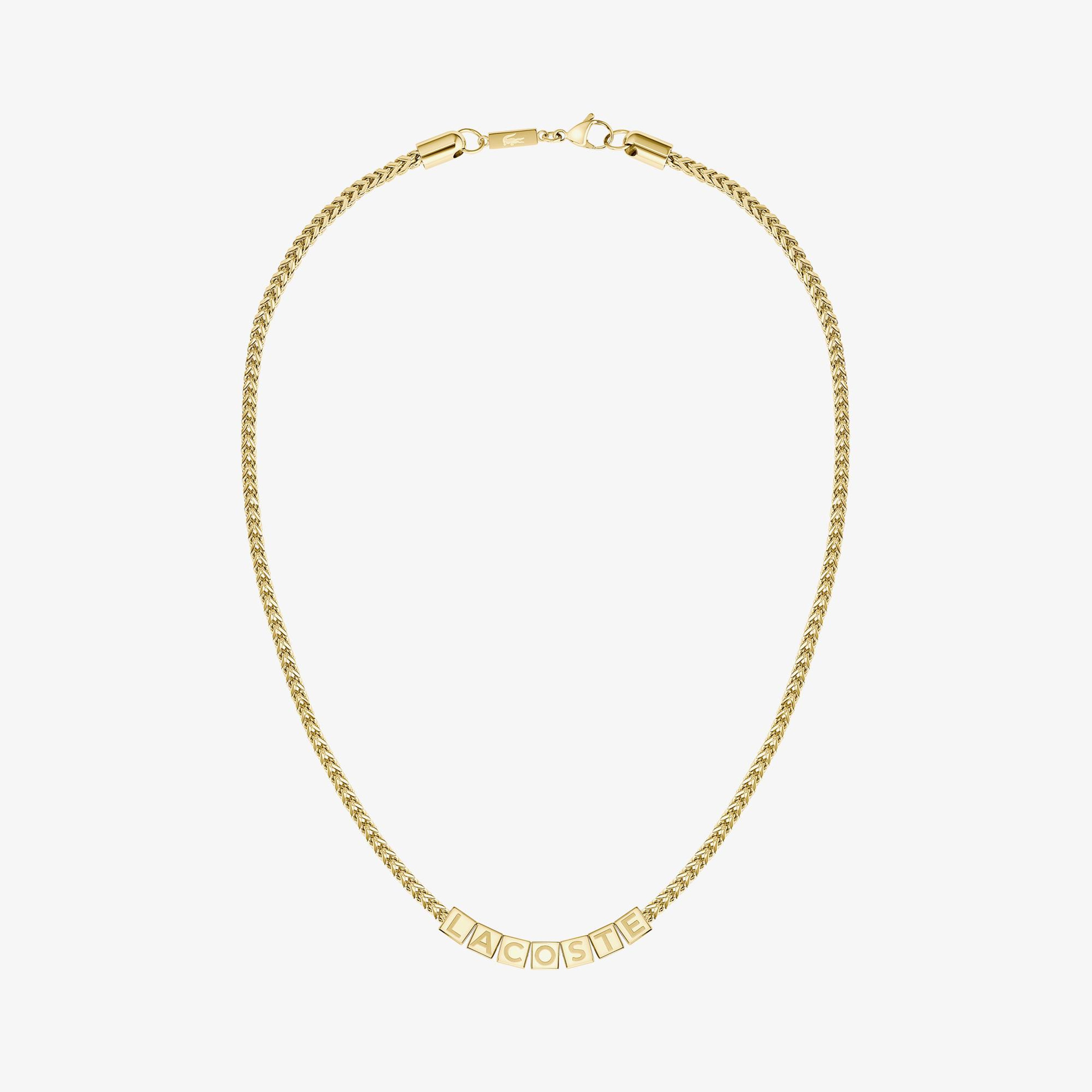 Lacoste Script Erkek Sarı Kolye