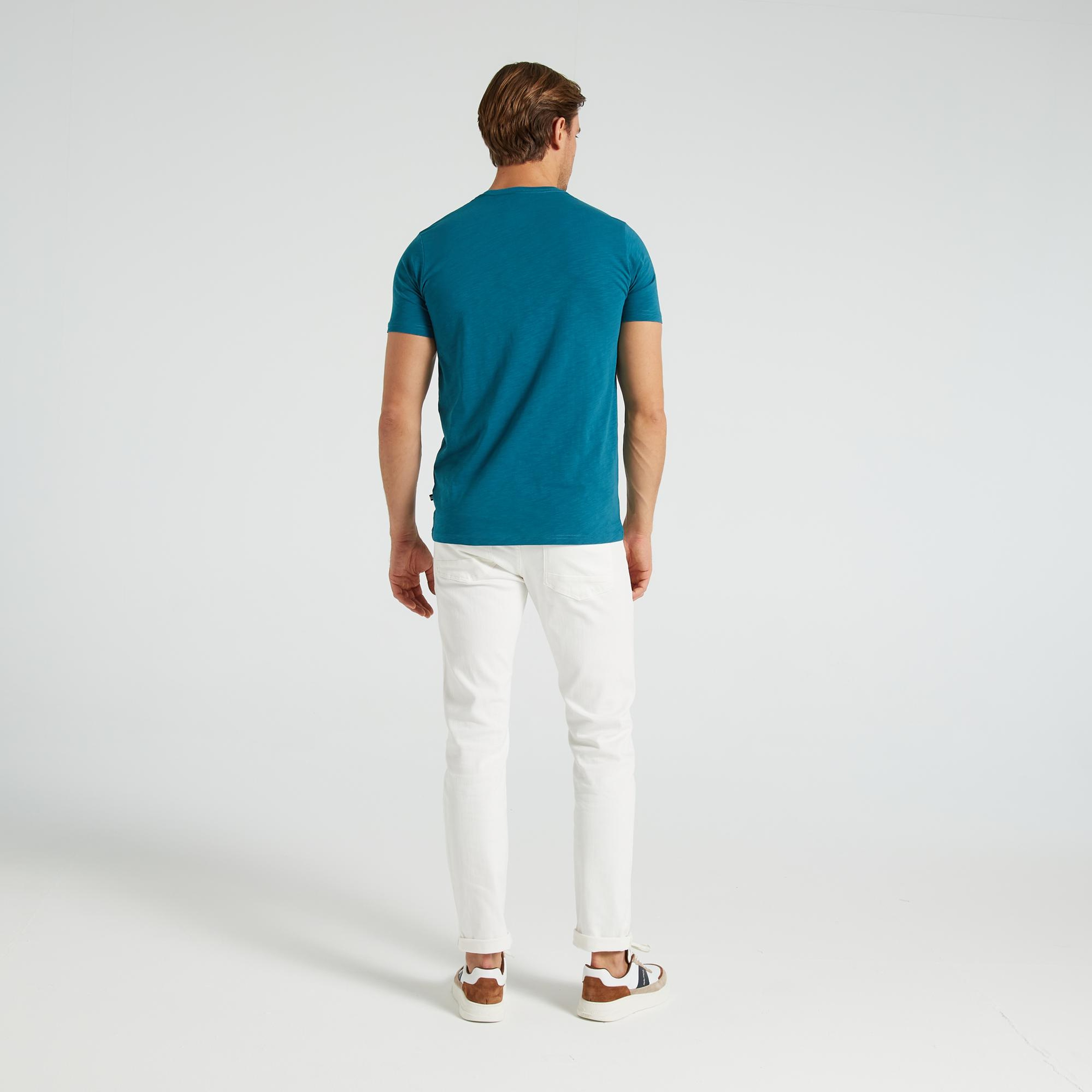 Nautica Erkek Mavi Standart Fit T-Shirt