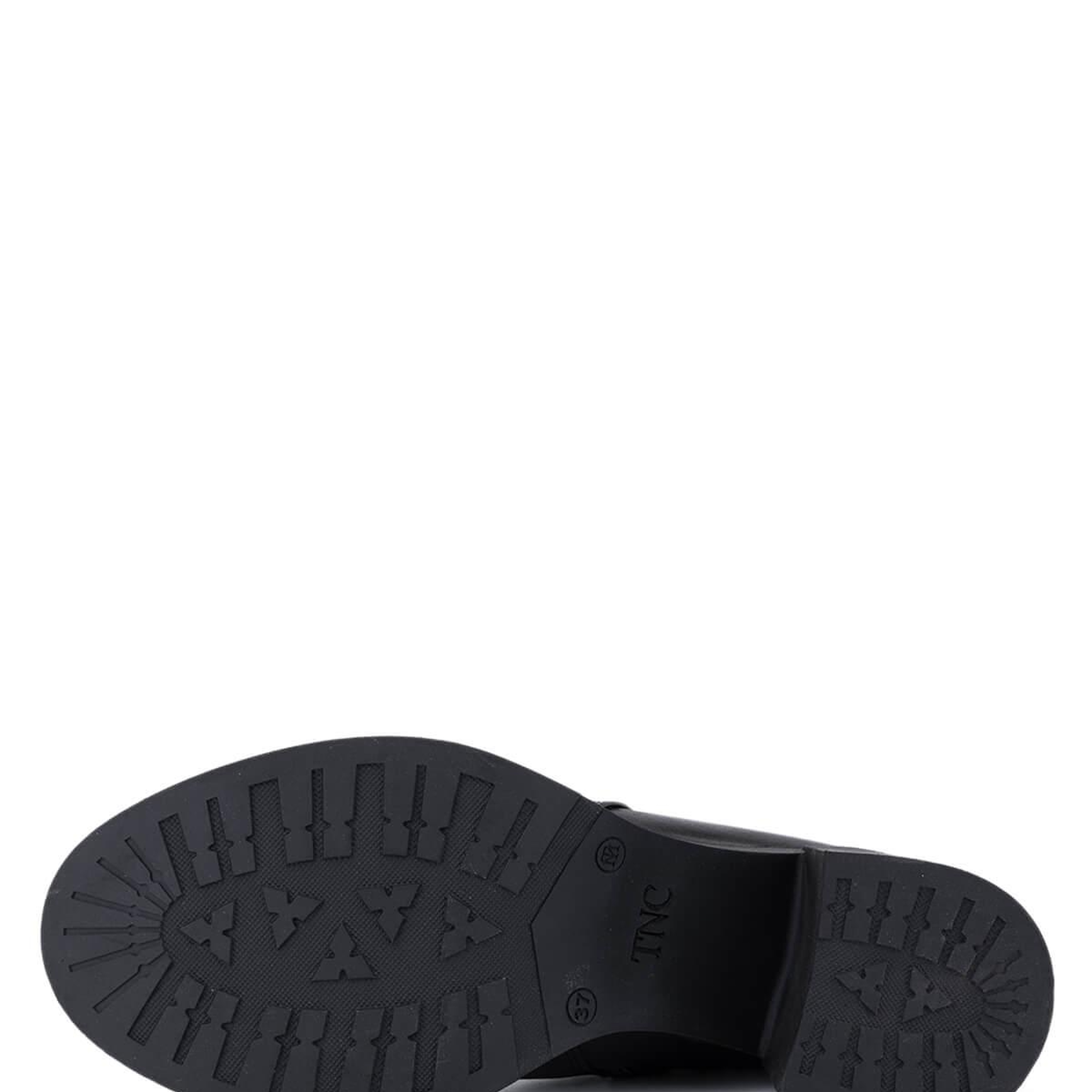 Tamer Tanca Kadın Hakiki Deri Siyah Deri Topuklu Bot