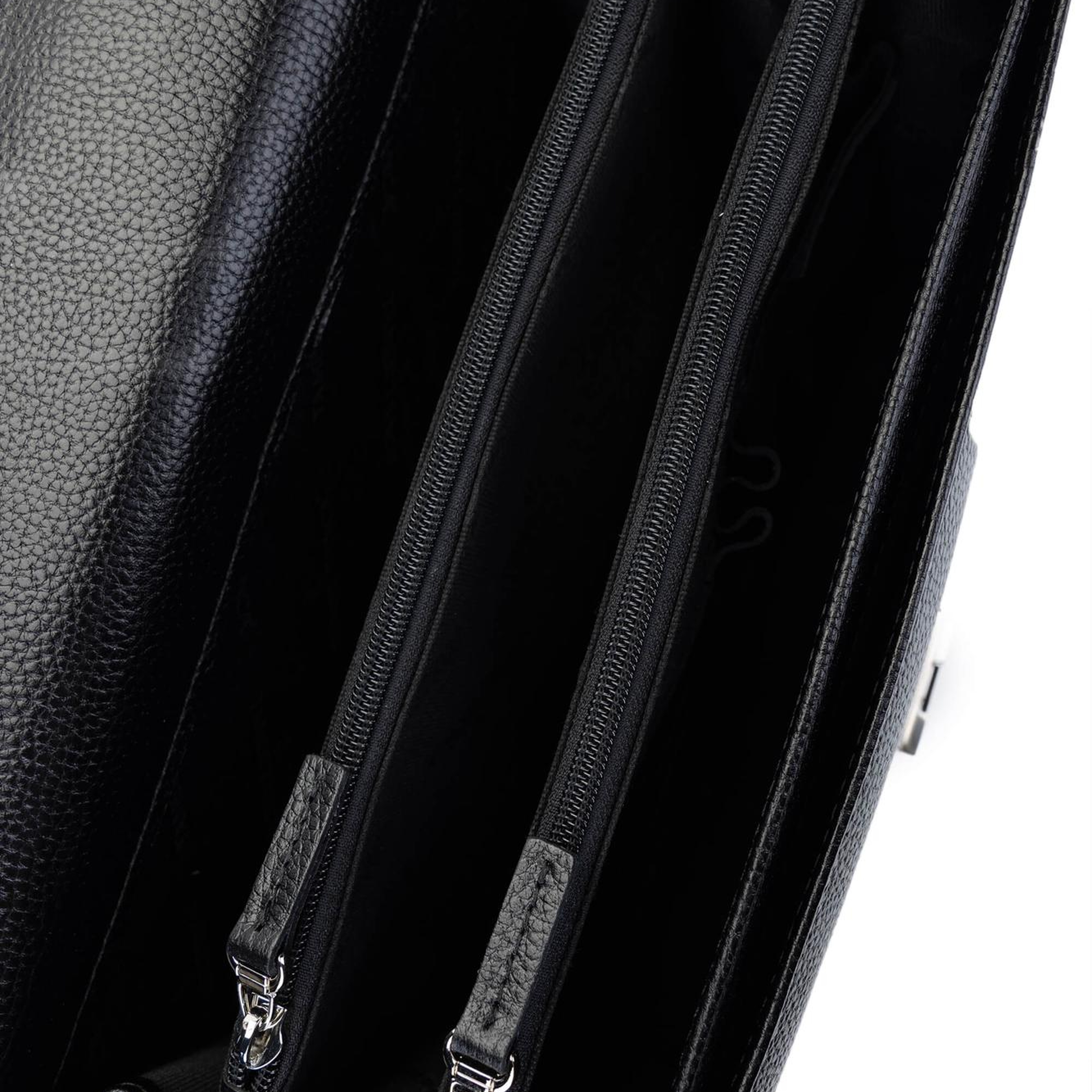 Tamer Tanca Erkek Hakiki Deri Siyah Floter Evrak Çantası