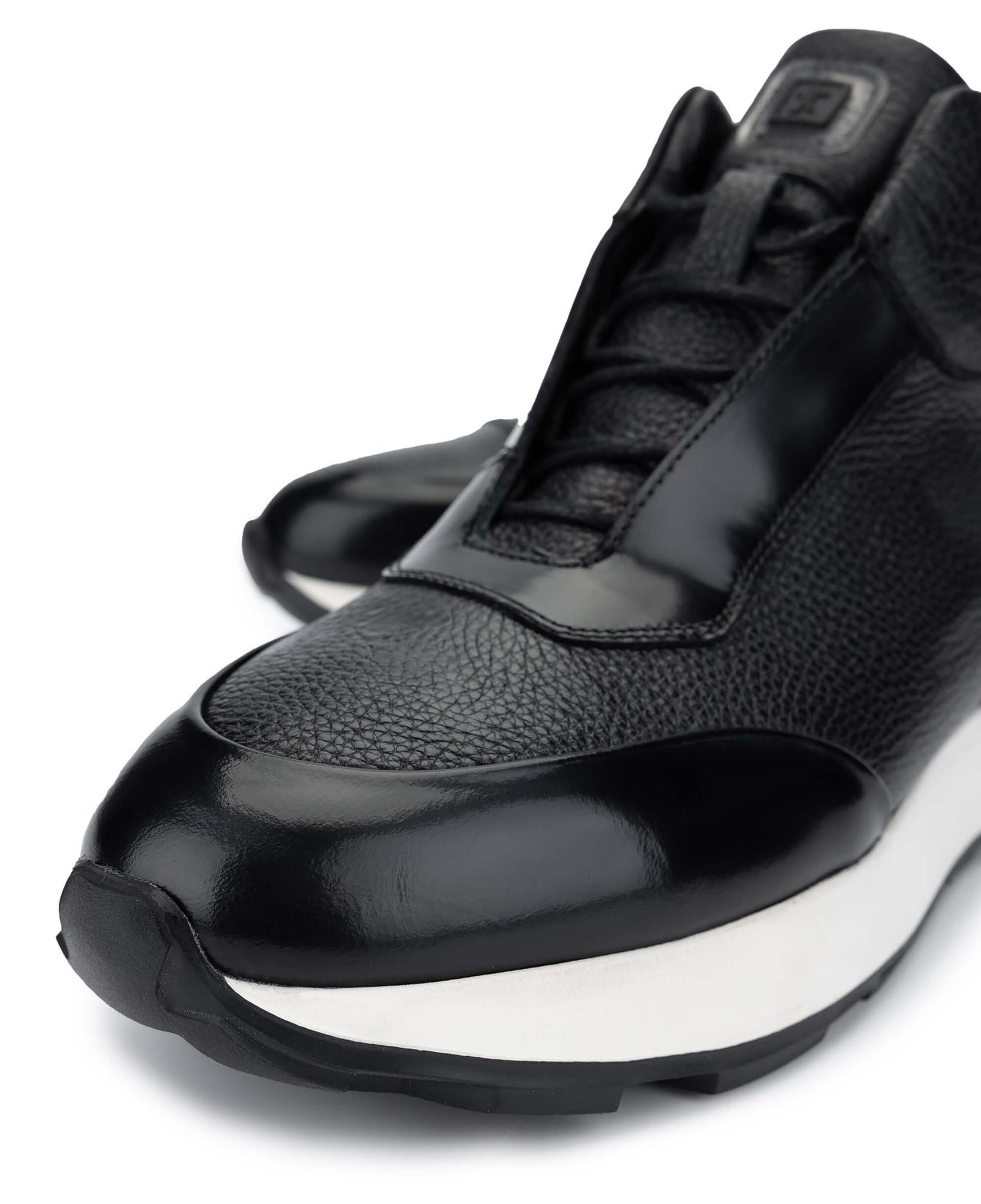 Tamer Tanca Erkek Hakiki Deri Siyah Bot Ayakkabı