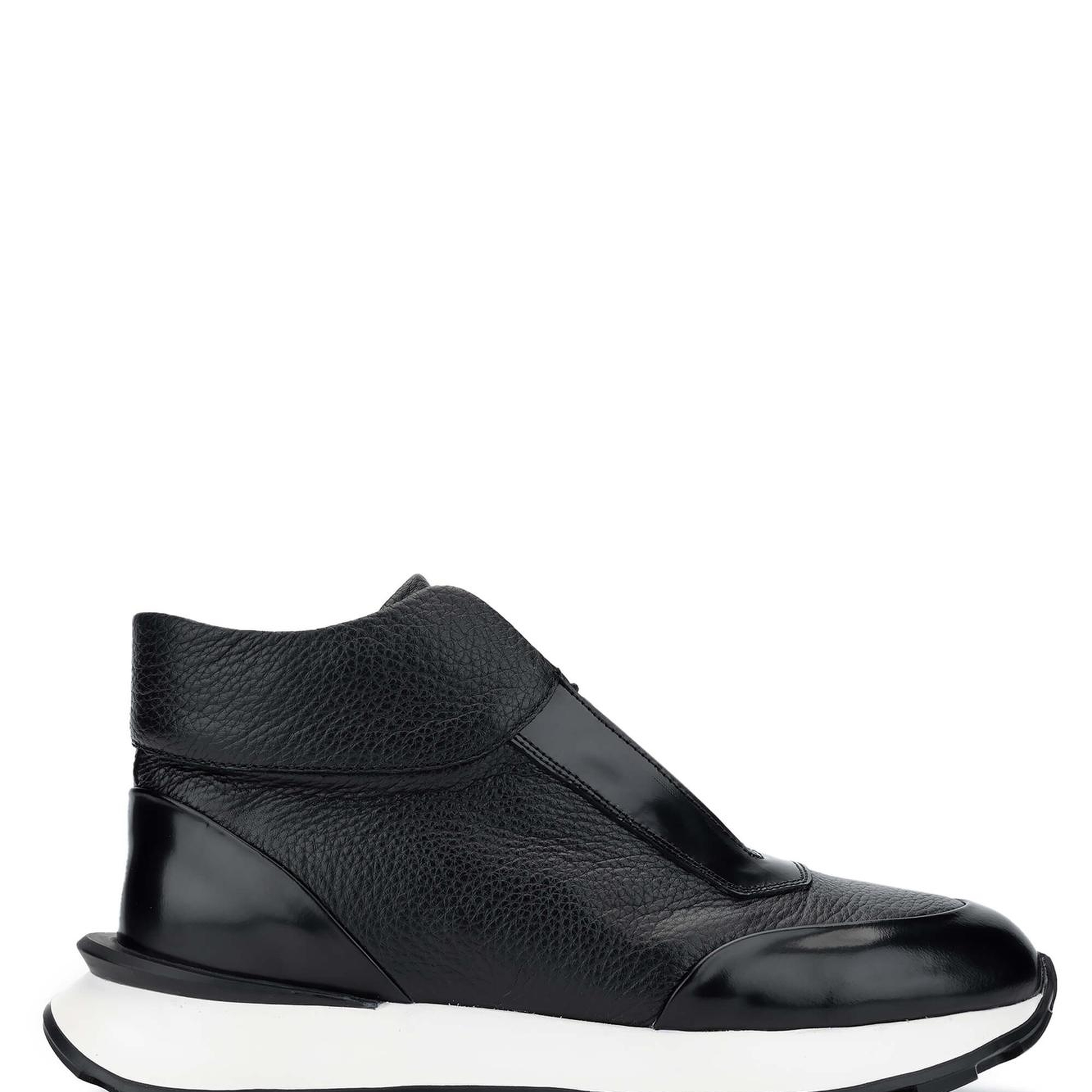 Tamer Tanca Erkek Hakiki Deri Siyah Bot Ayakkabı