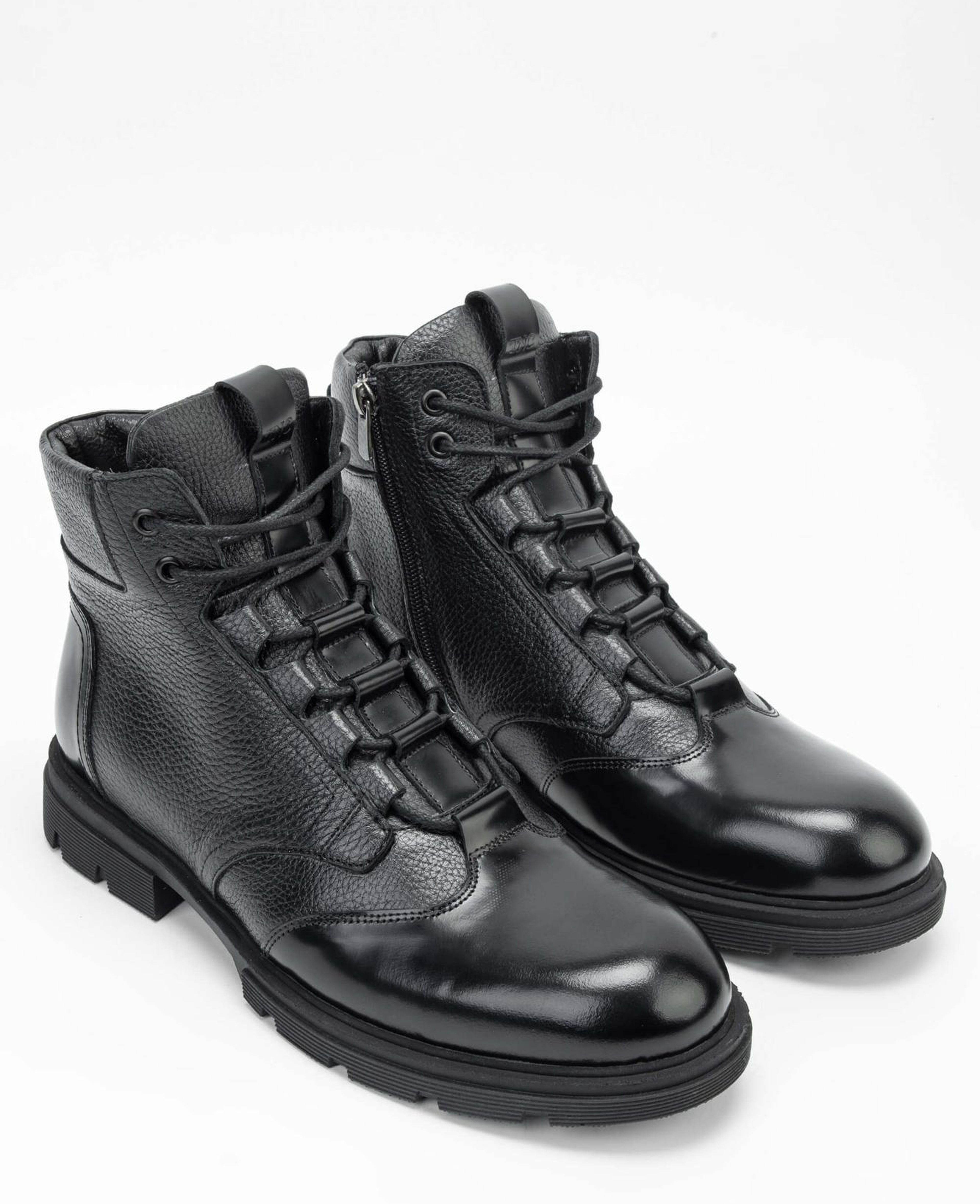 Tamer Tanca Erkek Hakiki Deri Siyah POSTAL Bot