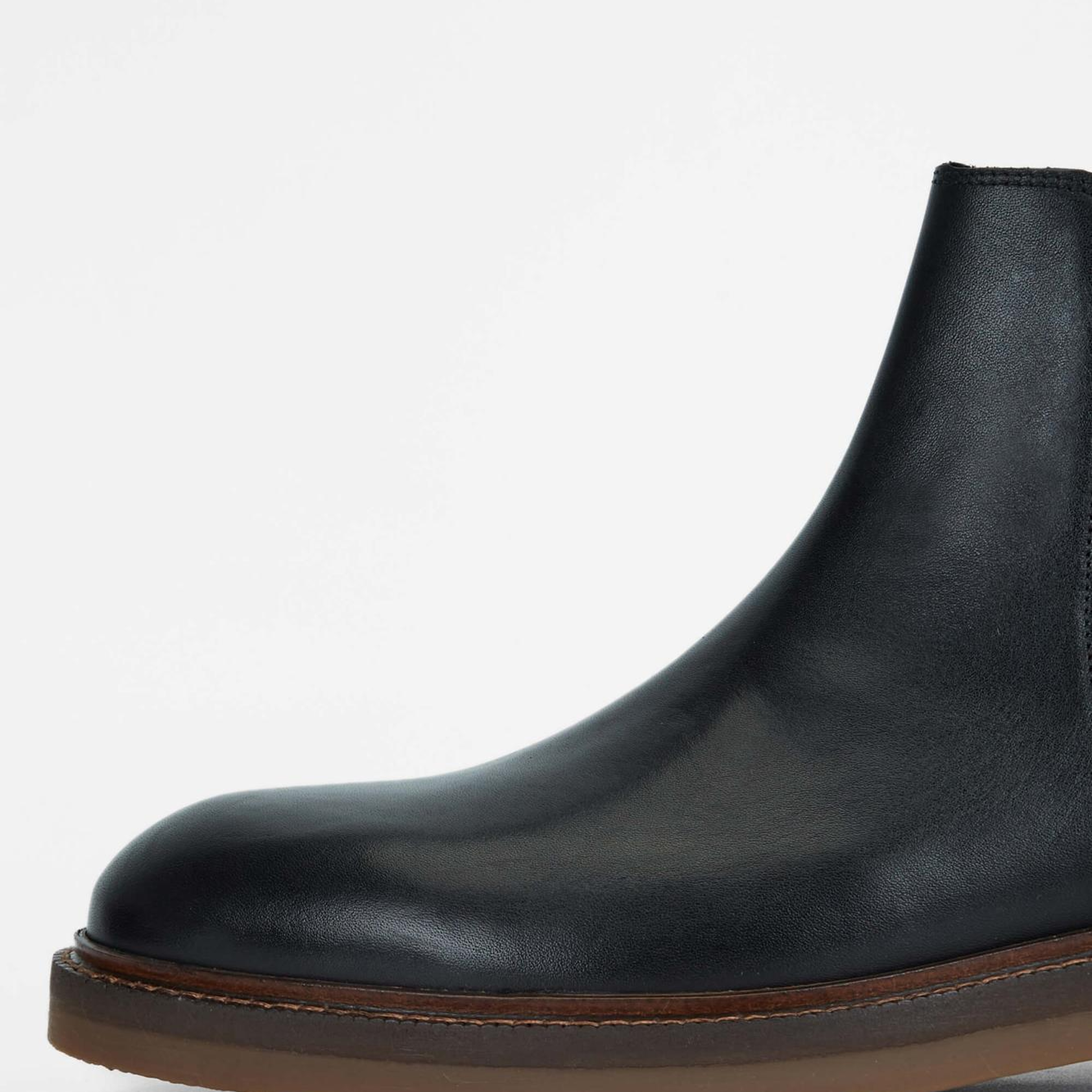 Tamer Tanca Erkek Hakiki Deri Siyah Deri Casual Bot