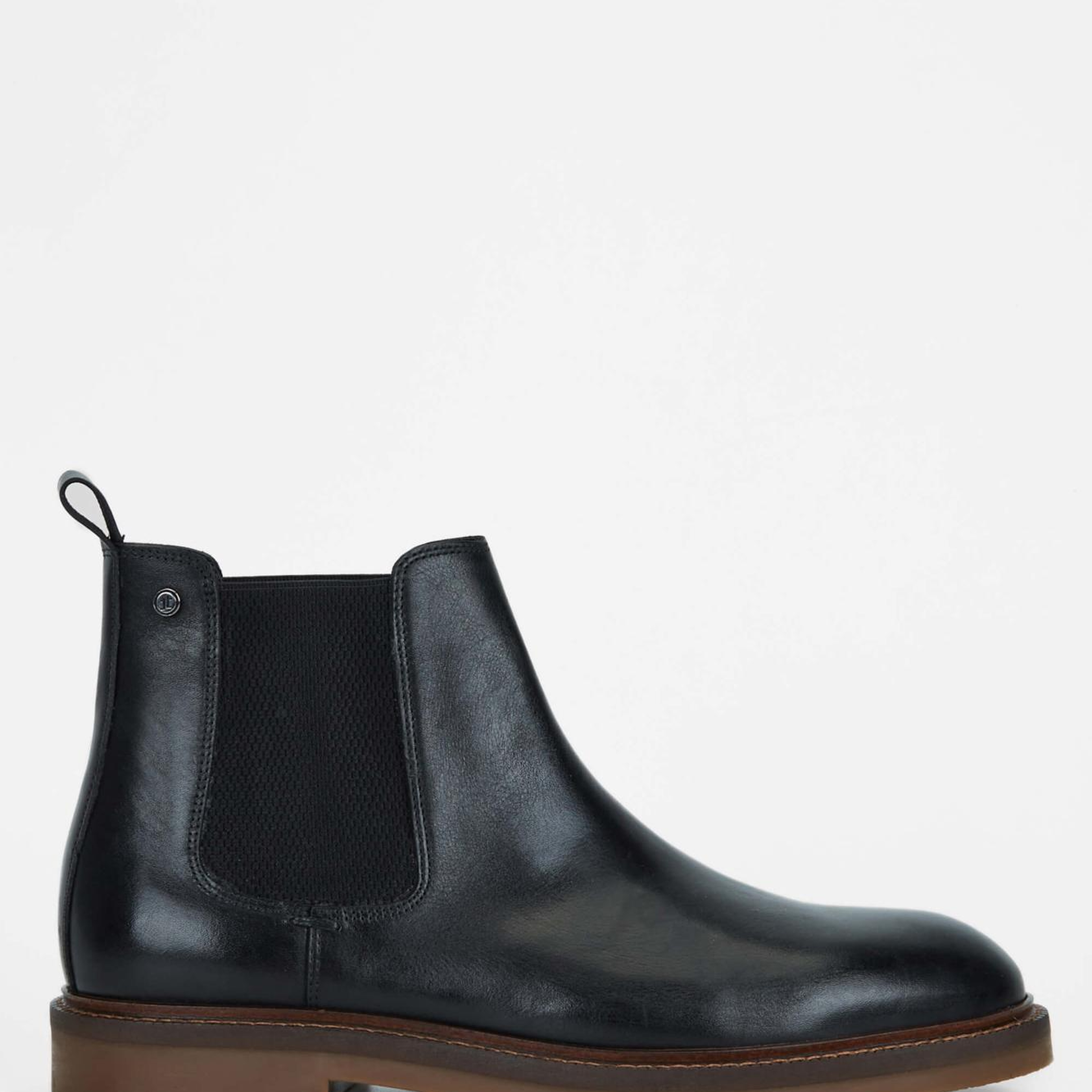 Tamer Tanca Erkek Hakiki Deri Siyah Deri Casual Bot