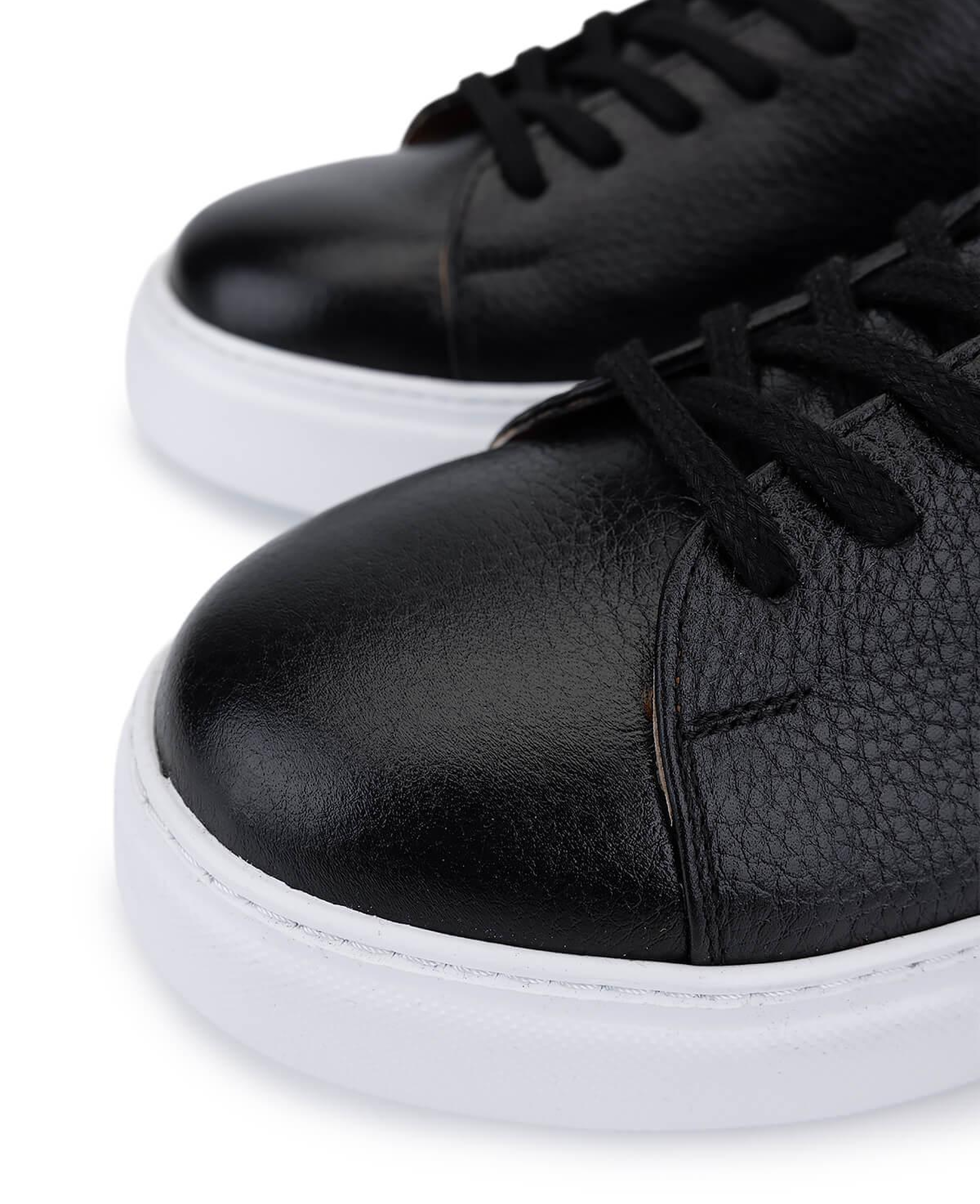 Tamer Tanca Erkek Hakiki Deri Siyah Sneakers & Spor Ayakkabı