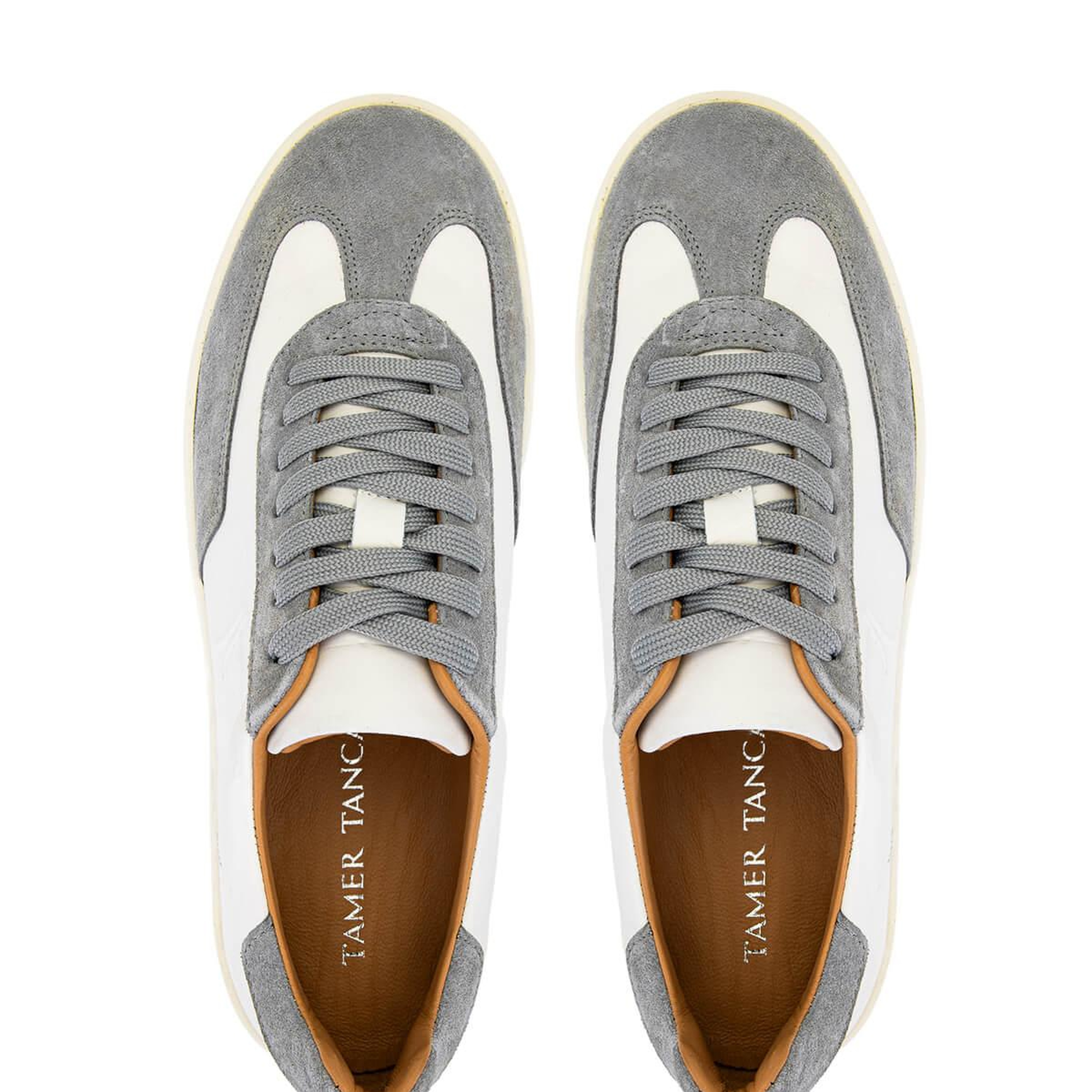 Tamer Tanca Erkek Hakiki Deri Bej Sneakers & Spor Ayakkabı