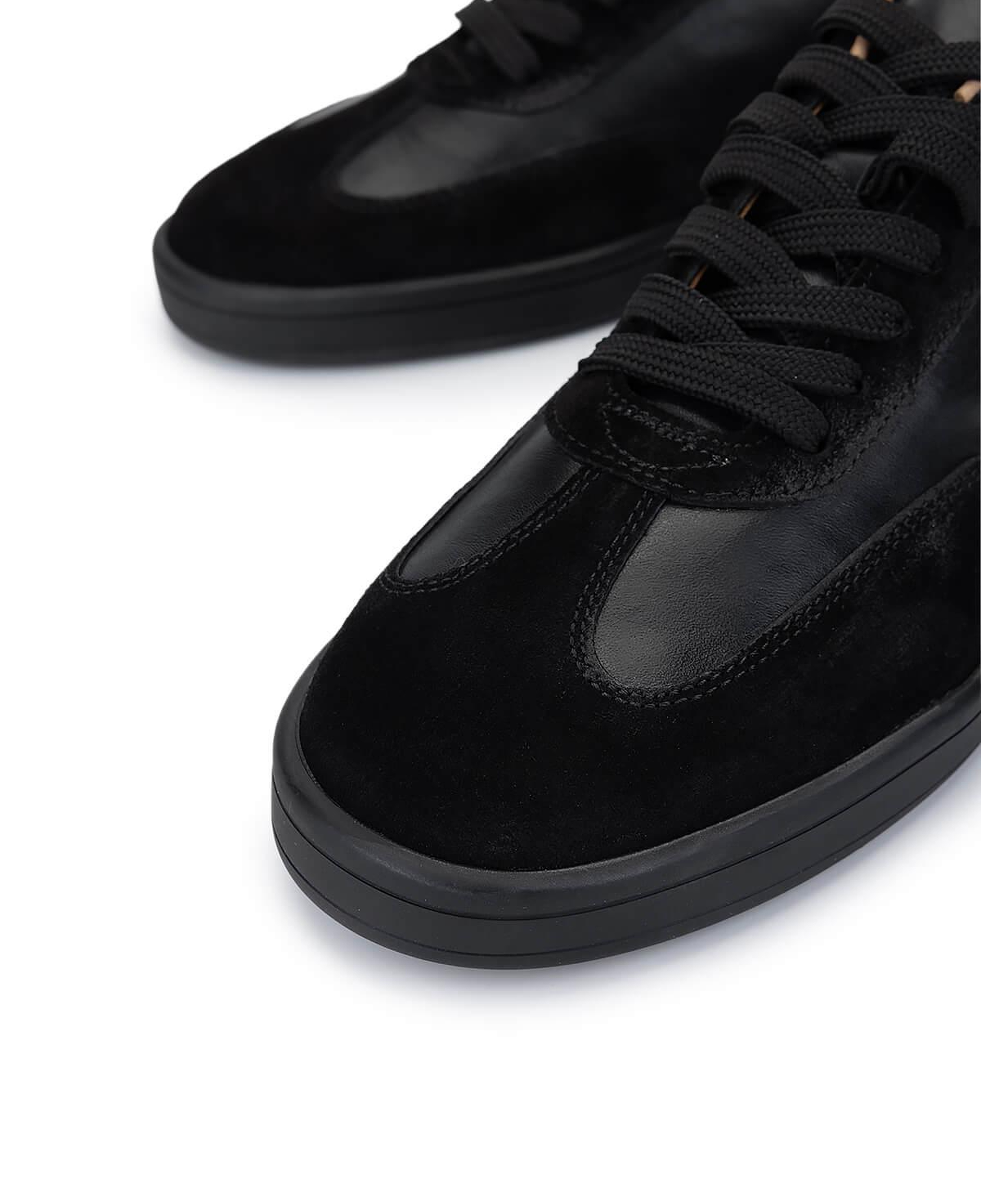 Tamer Tanca Erkek Hakiki Deri Siyah Sneakers & Spor Ayakkabı