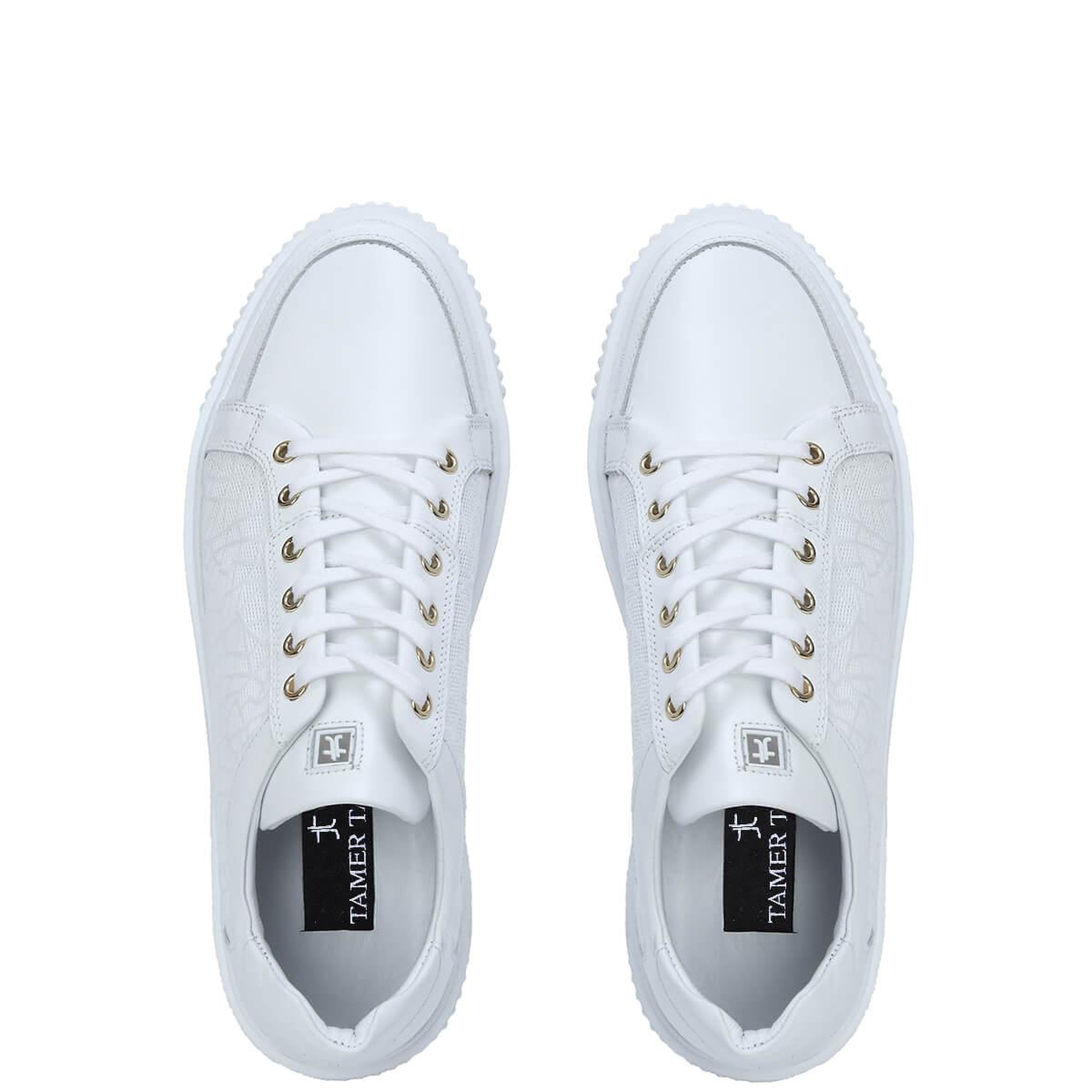 Tamer Tanca Erkek Hakiki Deri Beyaz Sneakers & Spor Ayakkabı
