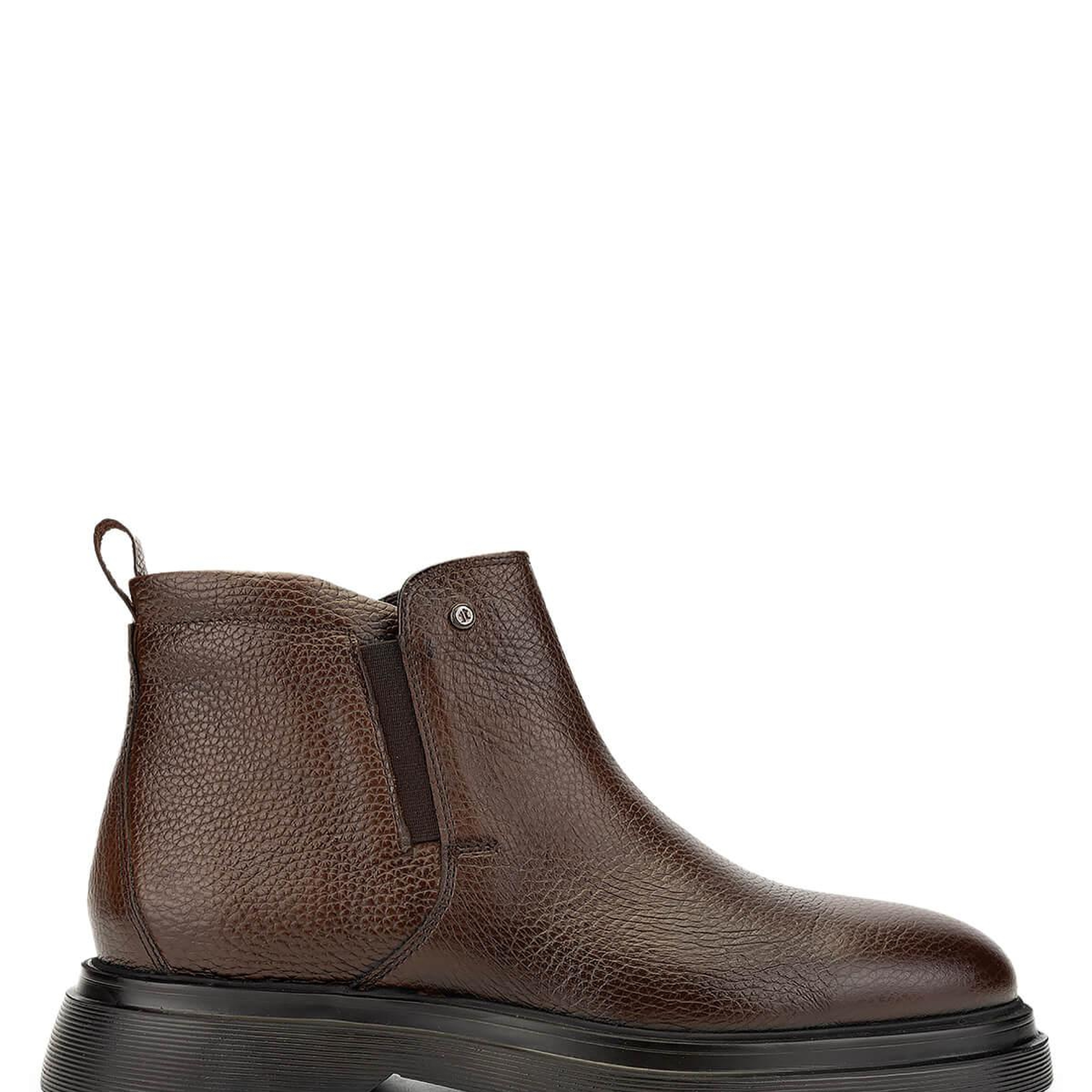 Tamer Tanca Erkek Hakiki Deri Kahverengi Bot Ayakkabı