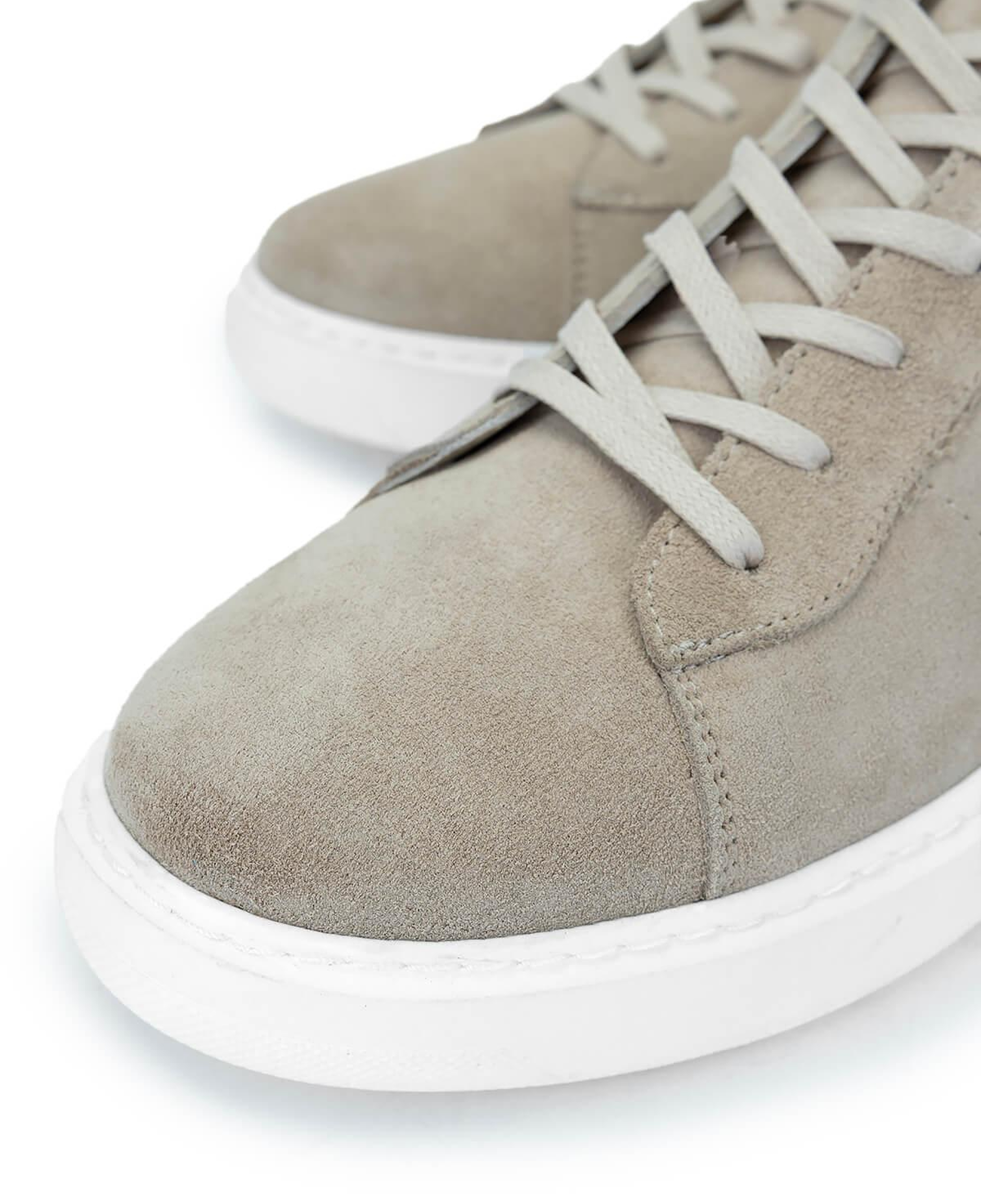 Tamer Tanca Erkek Hakiki Deri Bej Süet Sneakers & Spor Ayakkabı