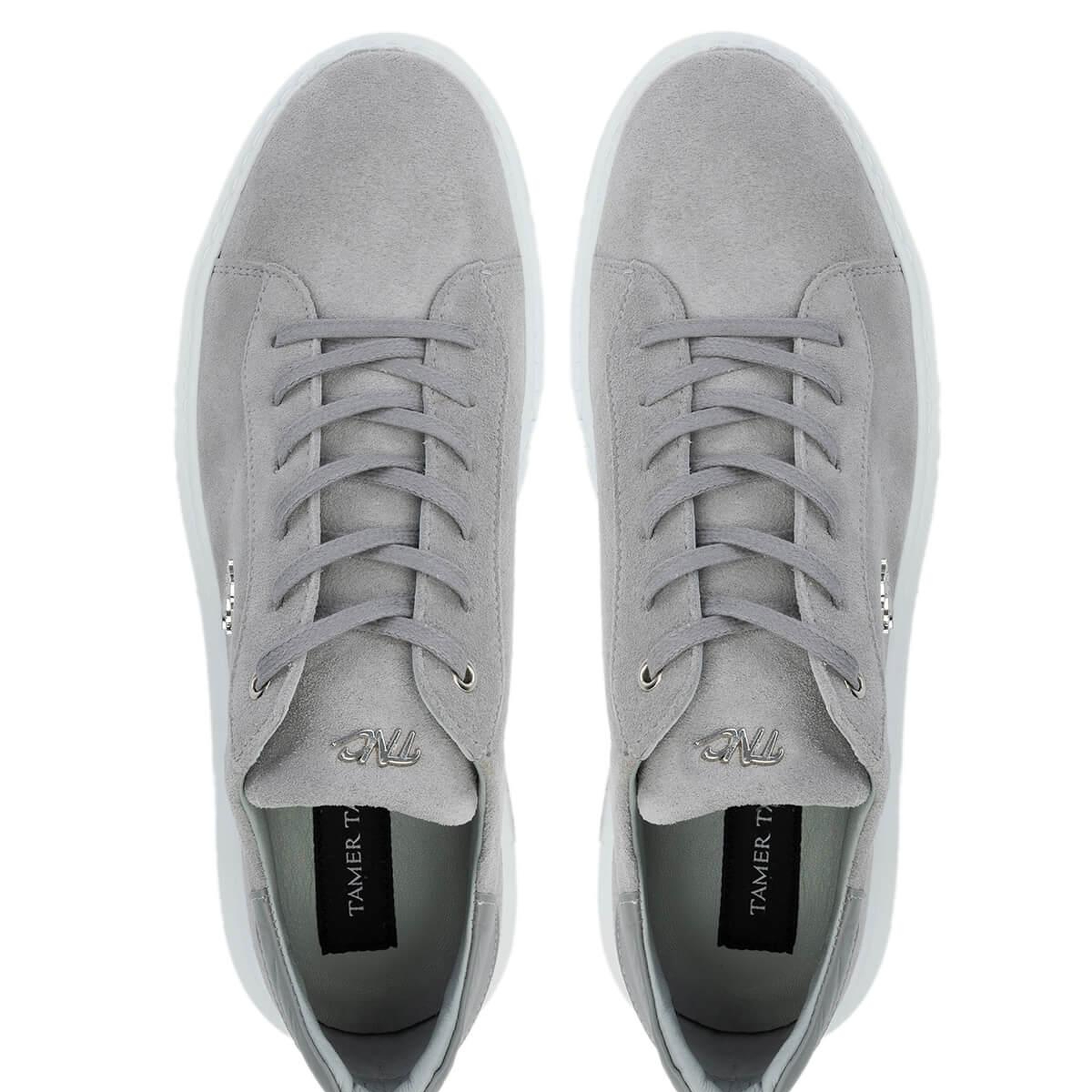 Tamer Tanca Erkek Hakiki Deri Gri Sneakers & Spor Ayakkabı