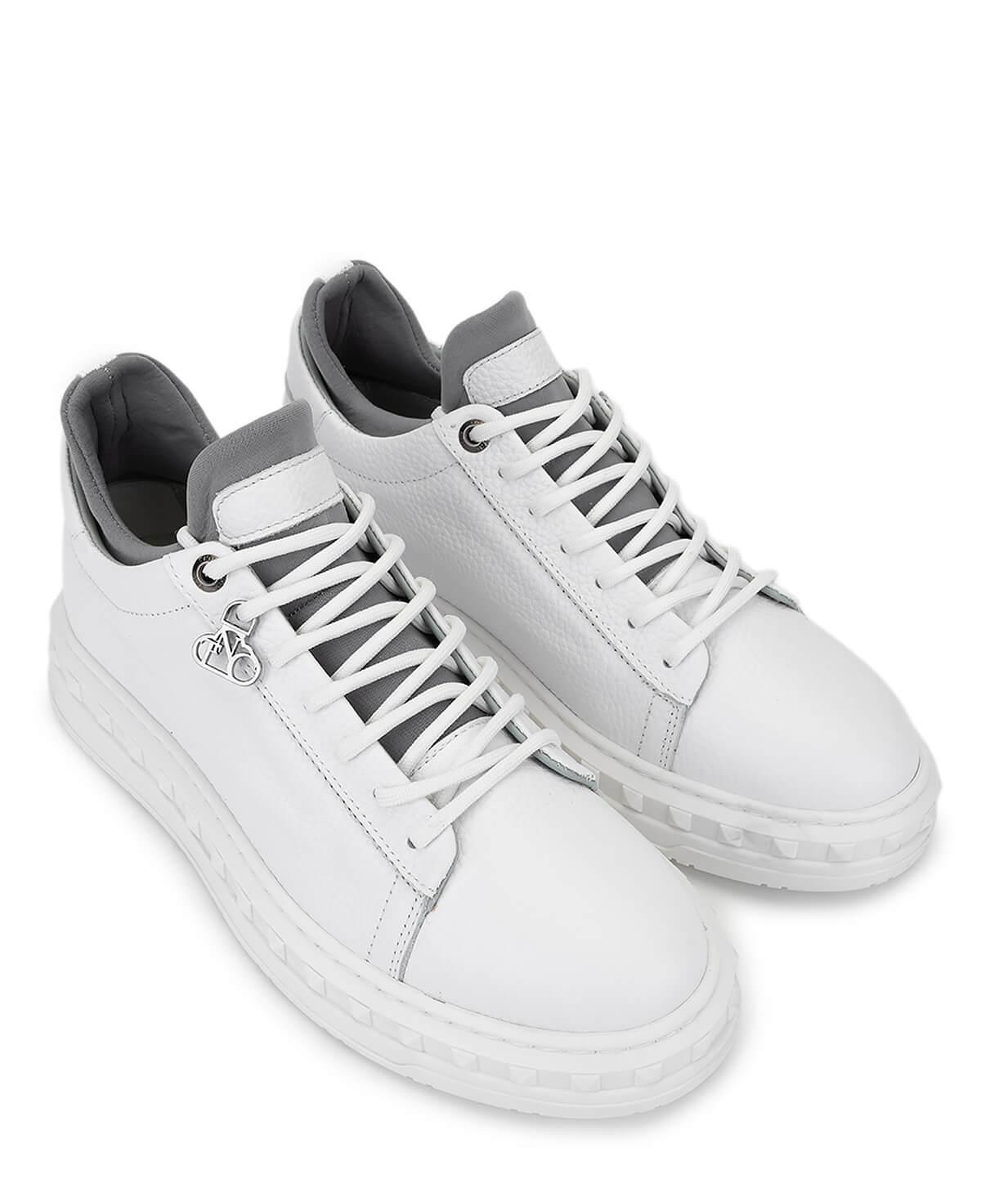 Tamer Tanca Erkek Beyaz Deri Sneakers & Spor Ayakkabı