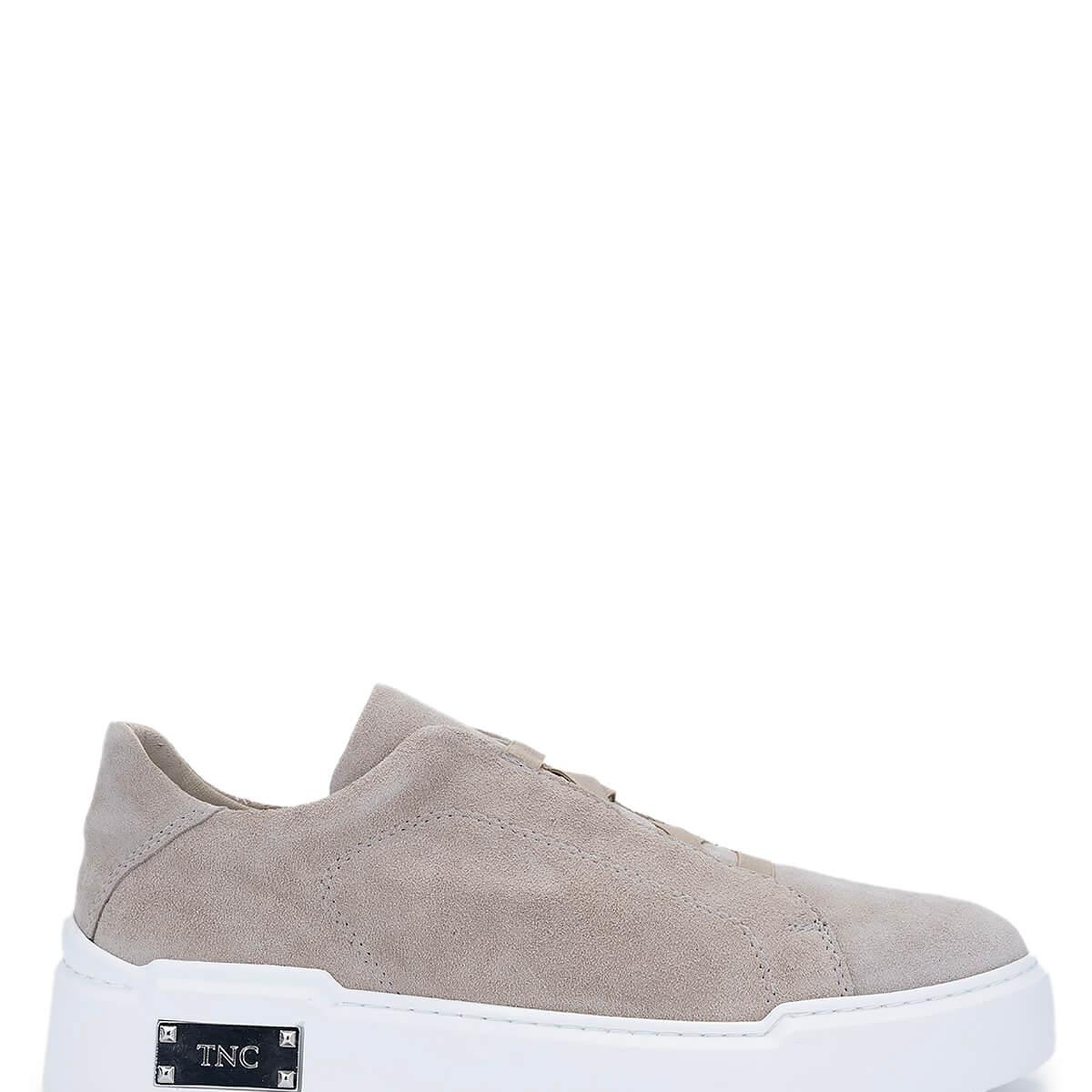 Tamer Tanca Erkek Hakiki Deri Bej Süet Sneakers & Spor Ayakkabı