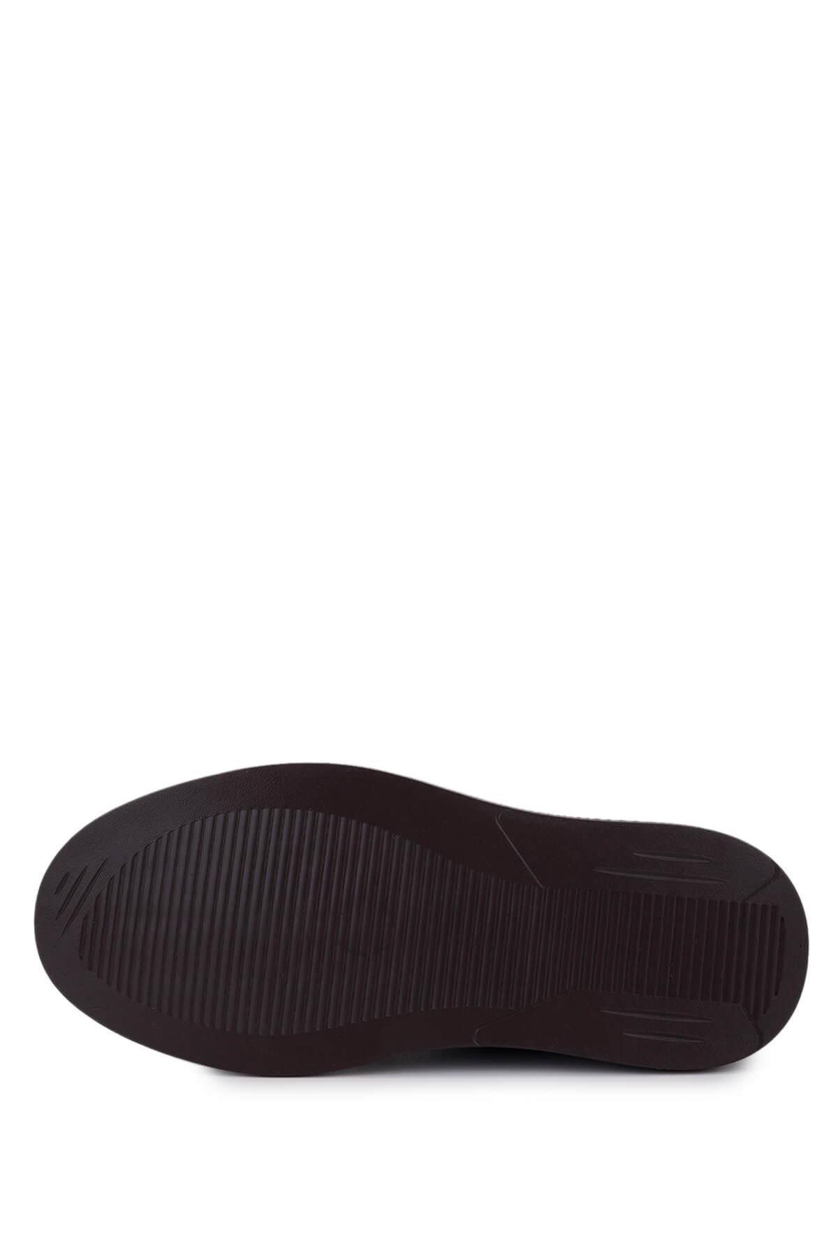 Tamer Tanca Erkek Hakiki Deri Kahverengi Sneakers & Spor Ayakkabı