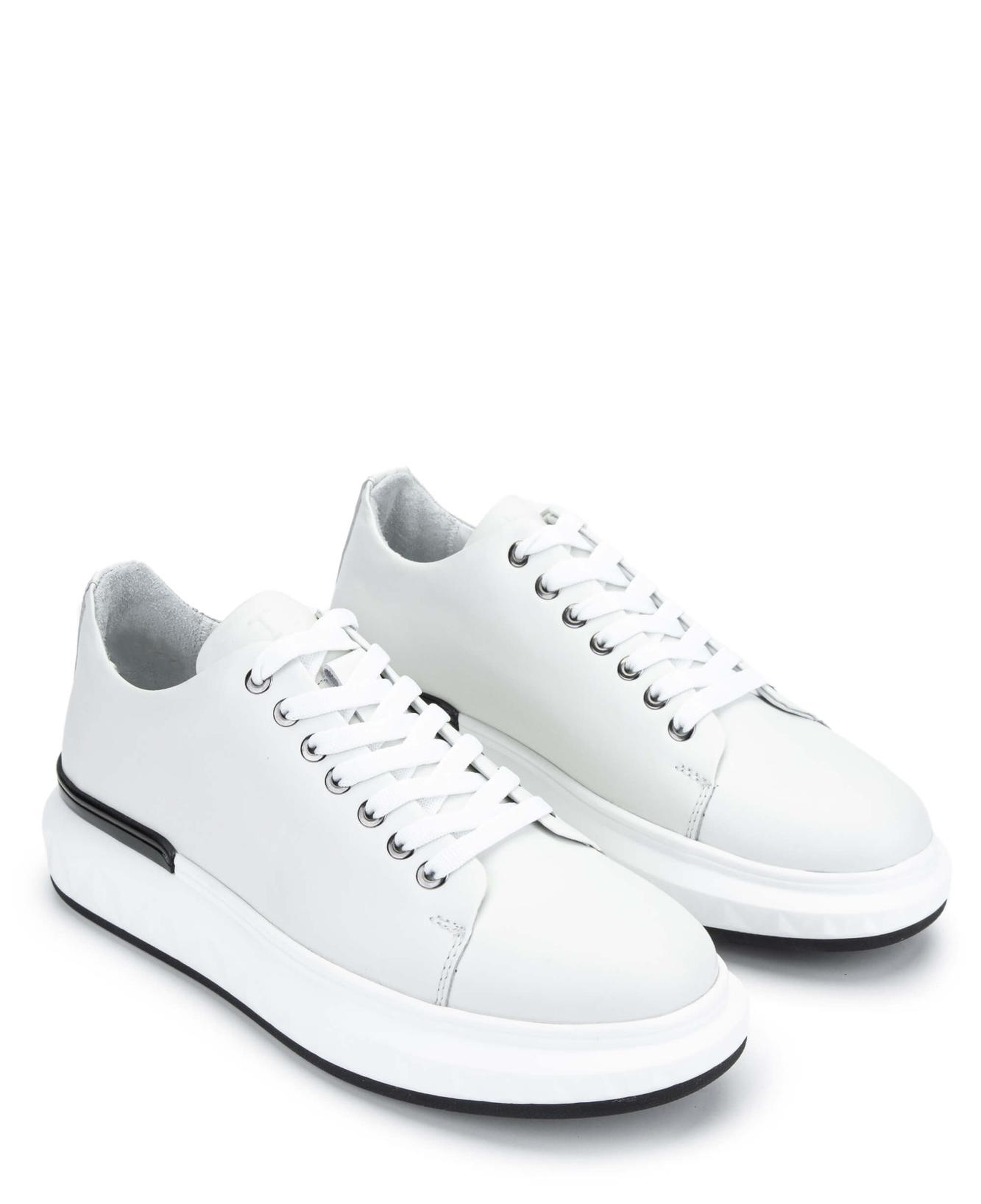 Tamer Tanca Erkek Hakiki Deri Beyaz Sneakers & Spor Ayakkabı