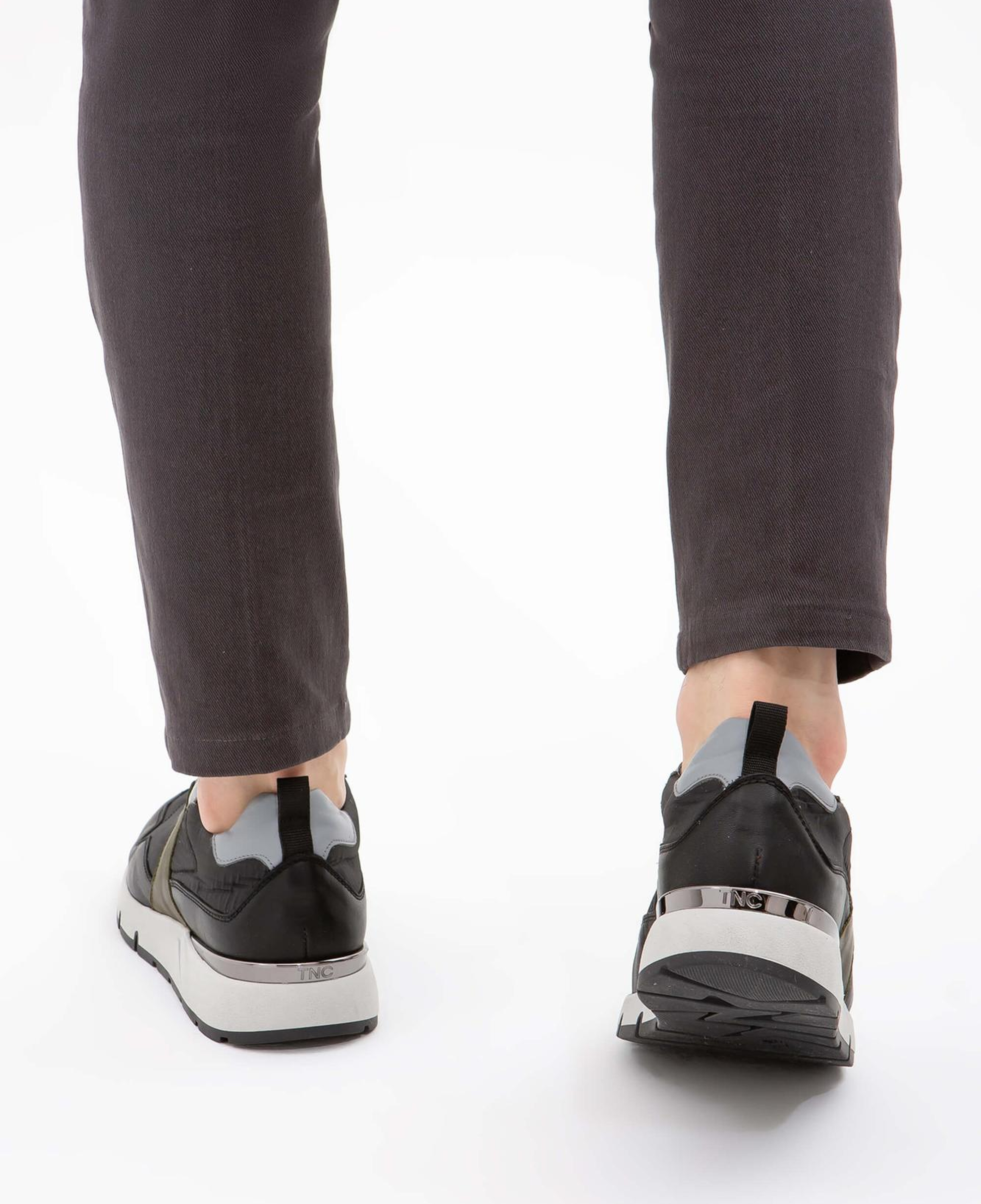 Tamer Tanca Erkek Hakiki Deri Siyah Sneakers & Spor Ayakkabı