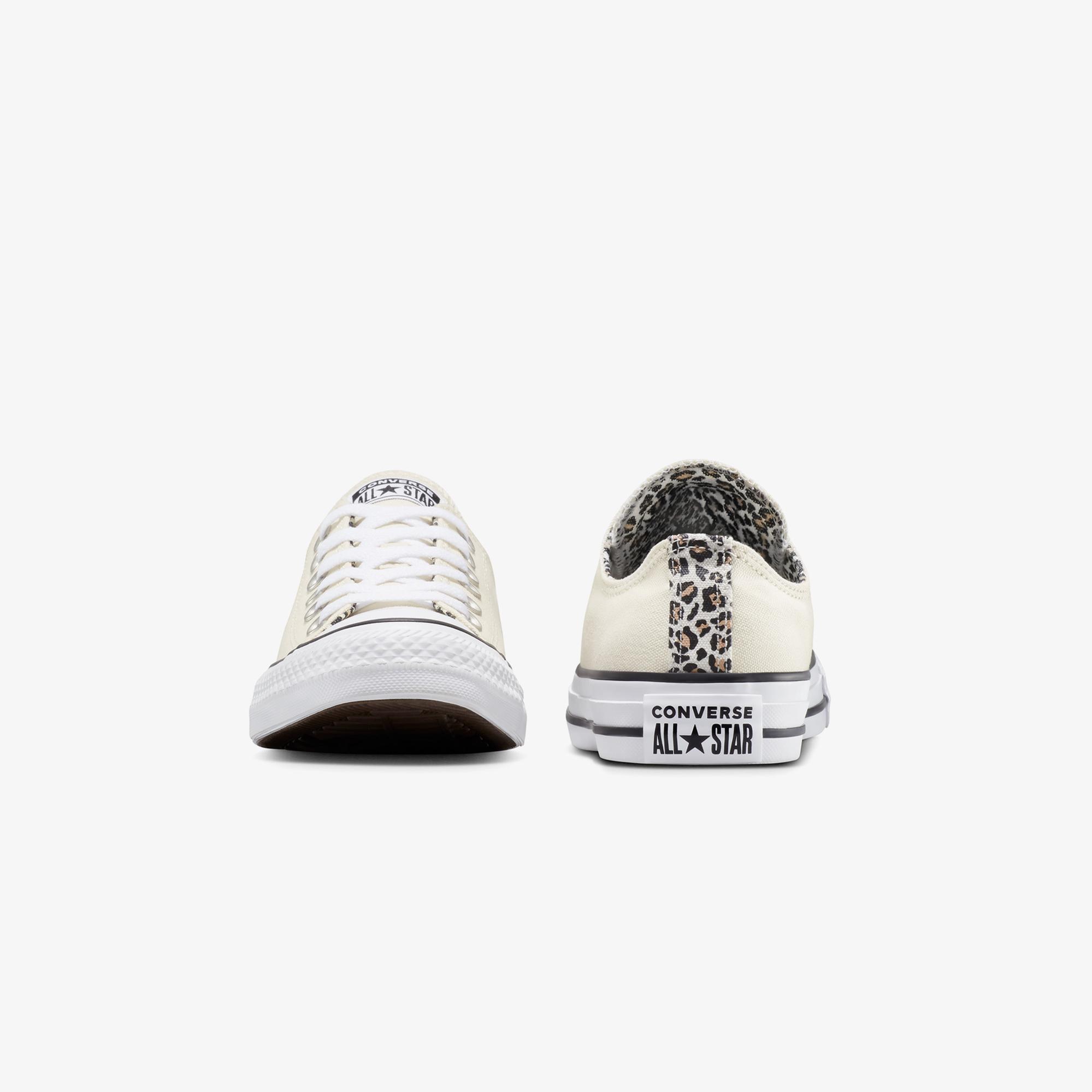 Converse Chuck Taylor All Star Leopard Unisex Krem Sneaker