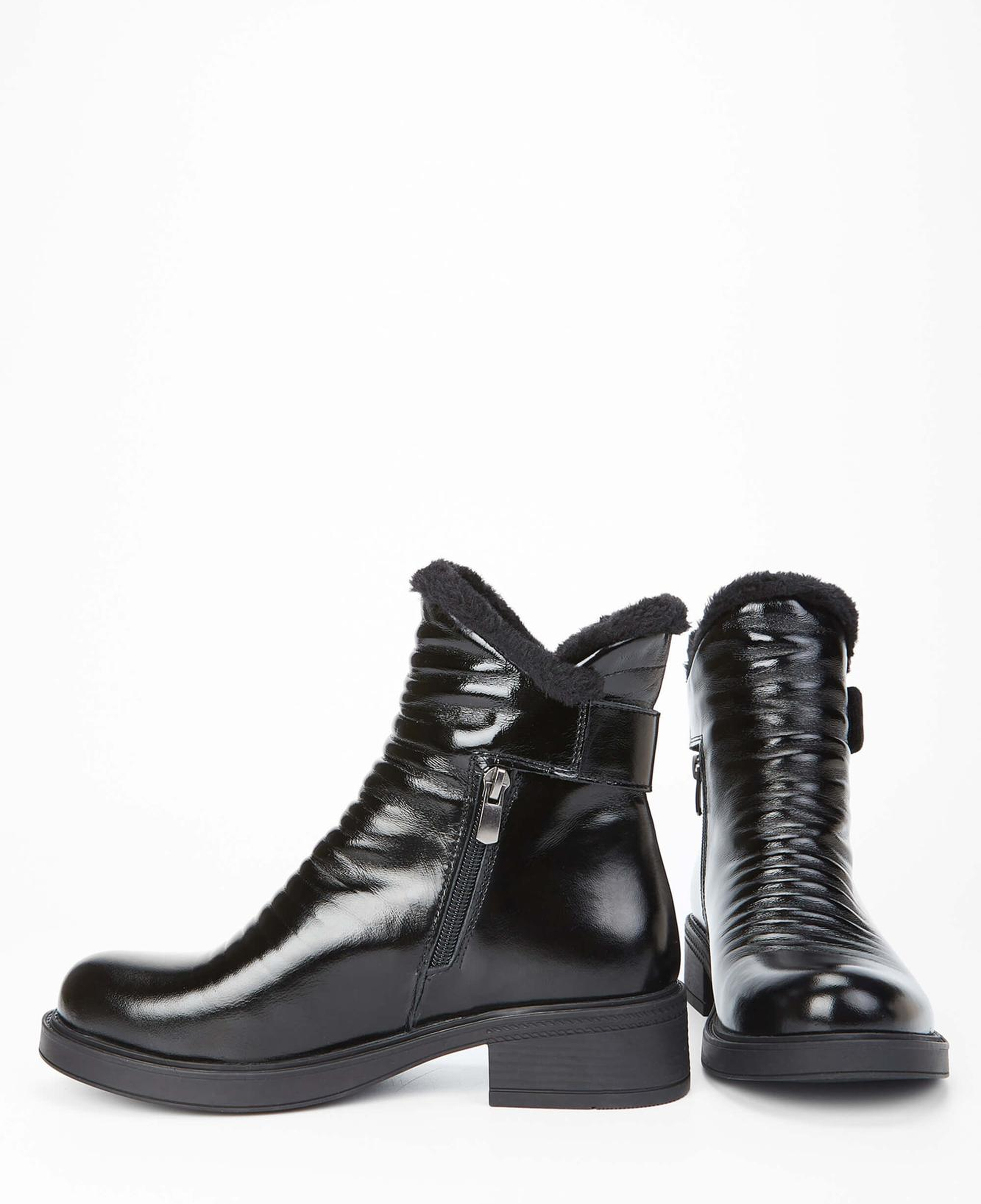 Tamer Tanca Kadın Hakiki Deri Siyah Casual Bot