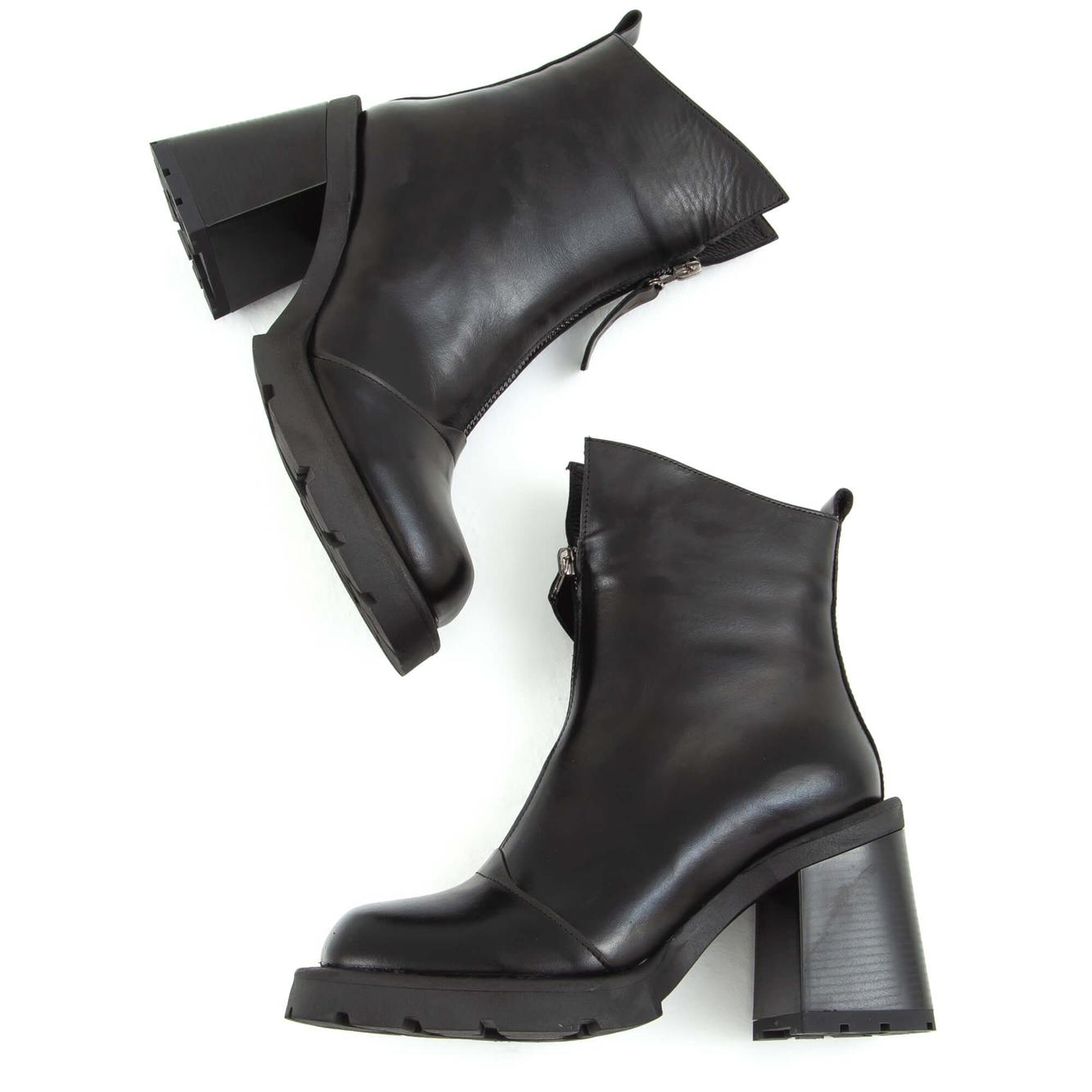 Tamer Tanca Kadın Hakiki Deri Siyah Deri Casual Bot