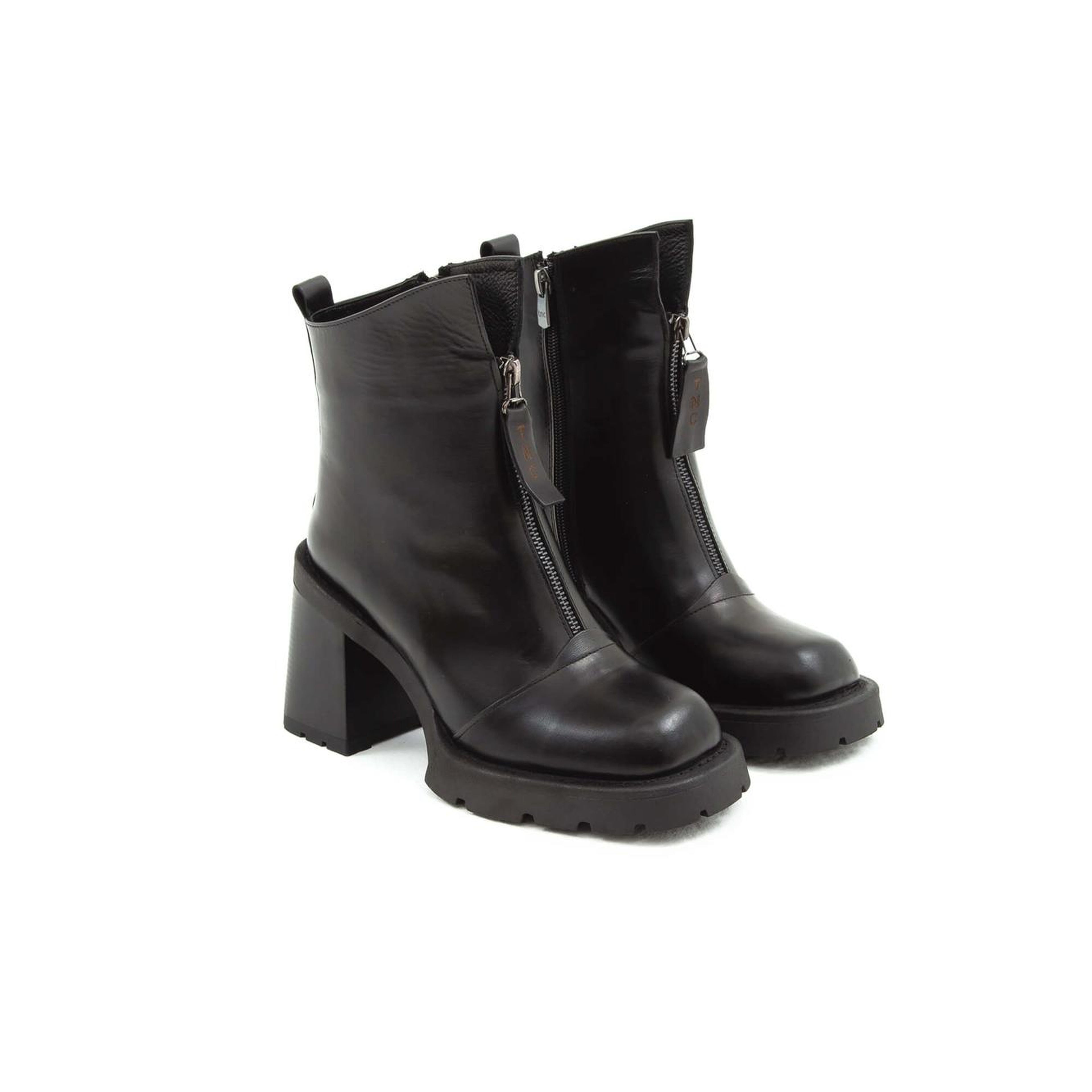 Tamer Tanca Kadın Hakiki Deri Siyah Deri Casual Bot