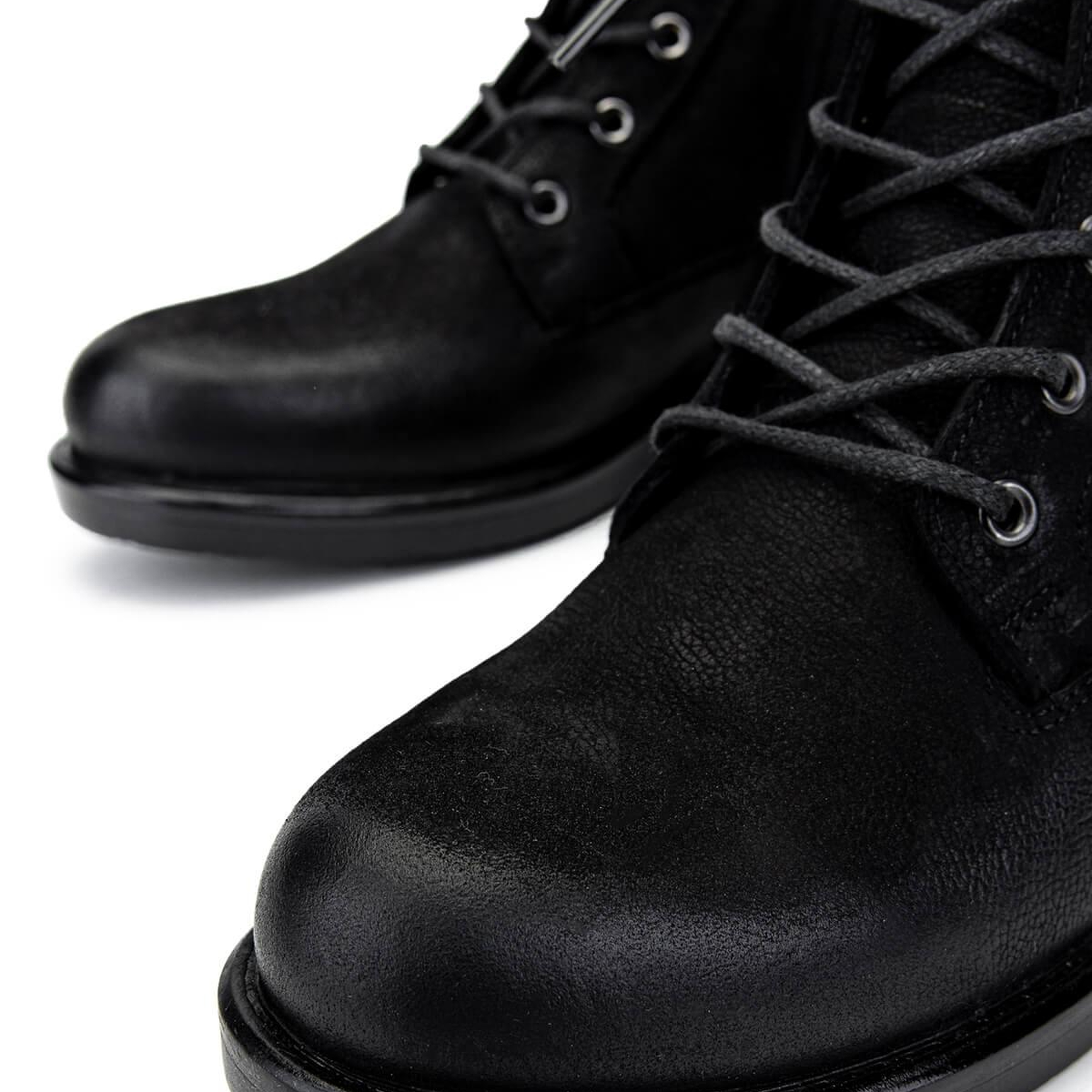 Tamer Tanca Kadın Hakiki Deri Siyah Nubuk Casual Bot