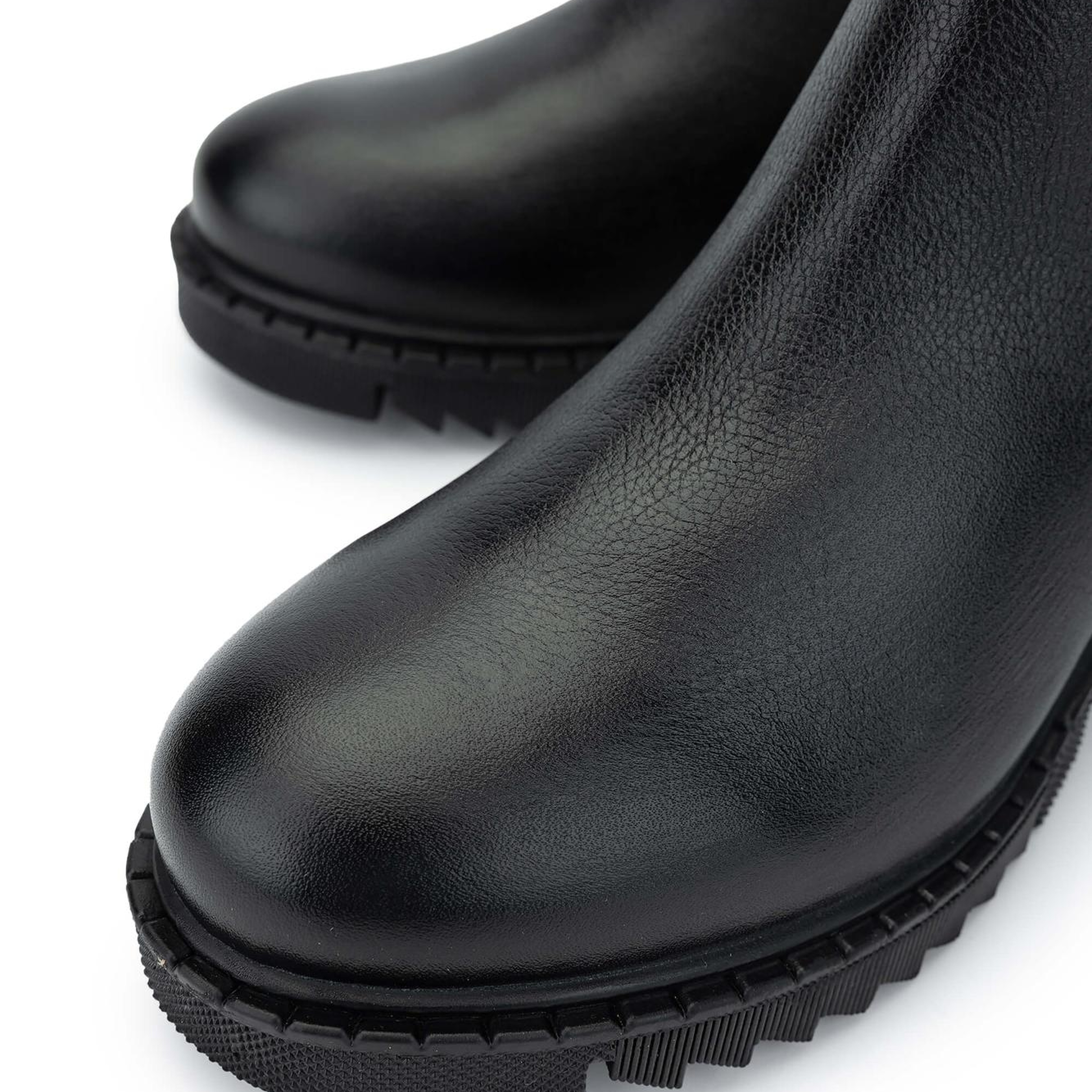 Tamer Tanca Kadın Hakiki Deri Siyah Floter Casual Bot