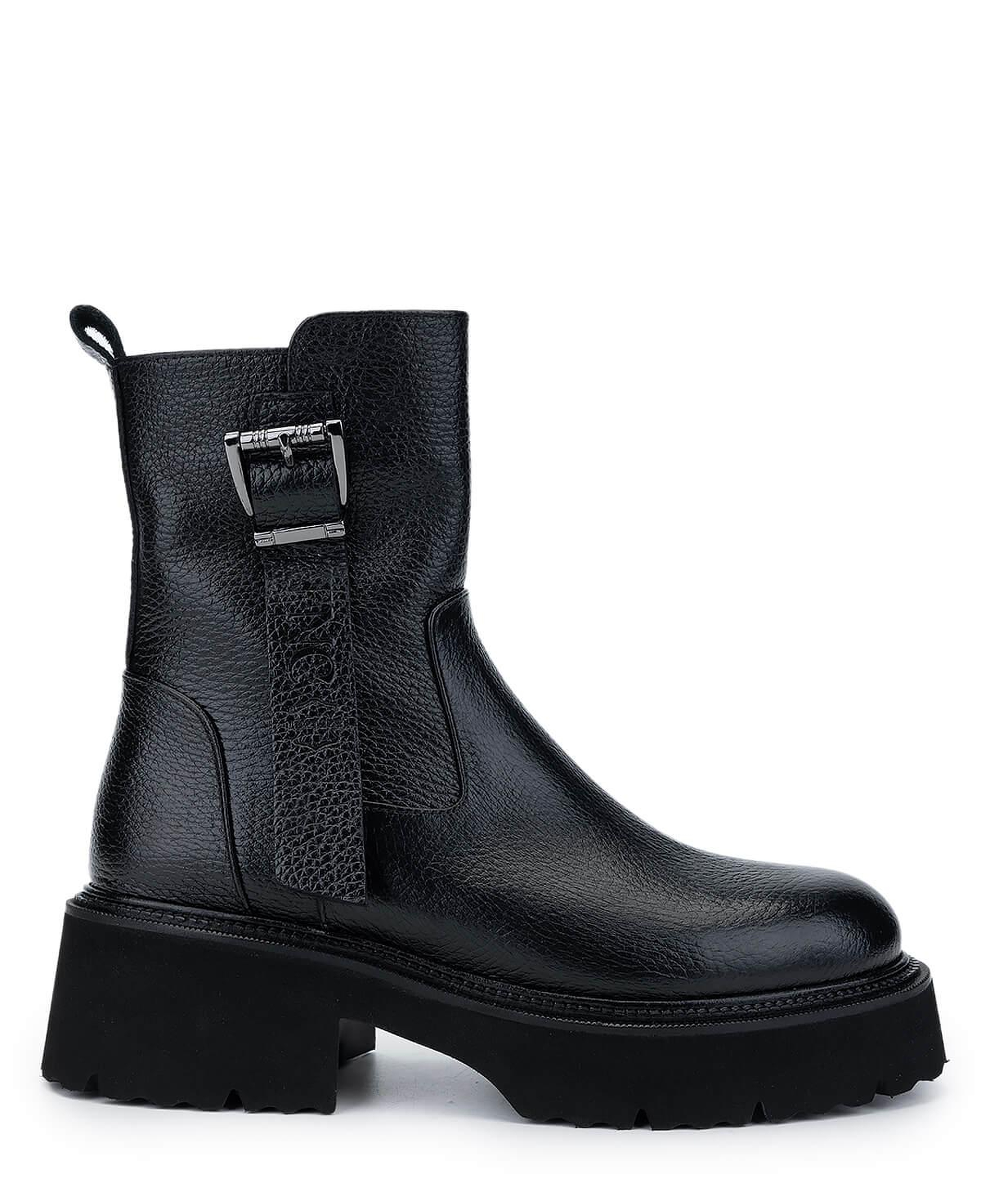 Tamer Tanca Kadın Hakiki Deri Siyah Floter Casual Bot