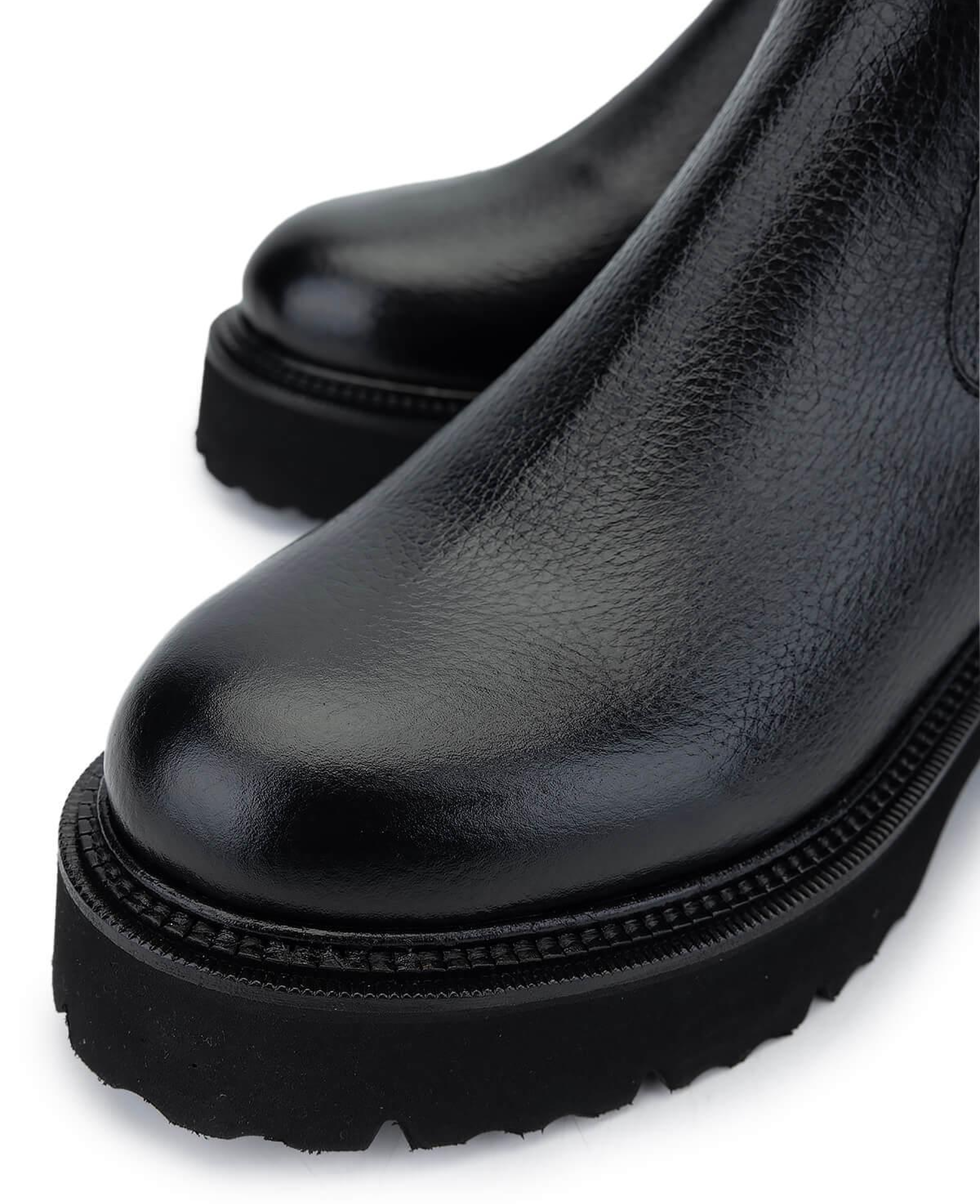 Tamer Tanca Kadın Hakiki Deri Siyah Floter Casual Bot