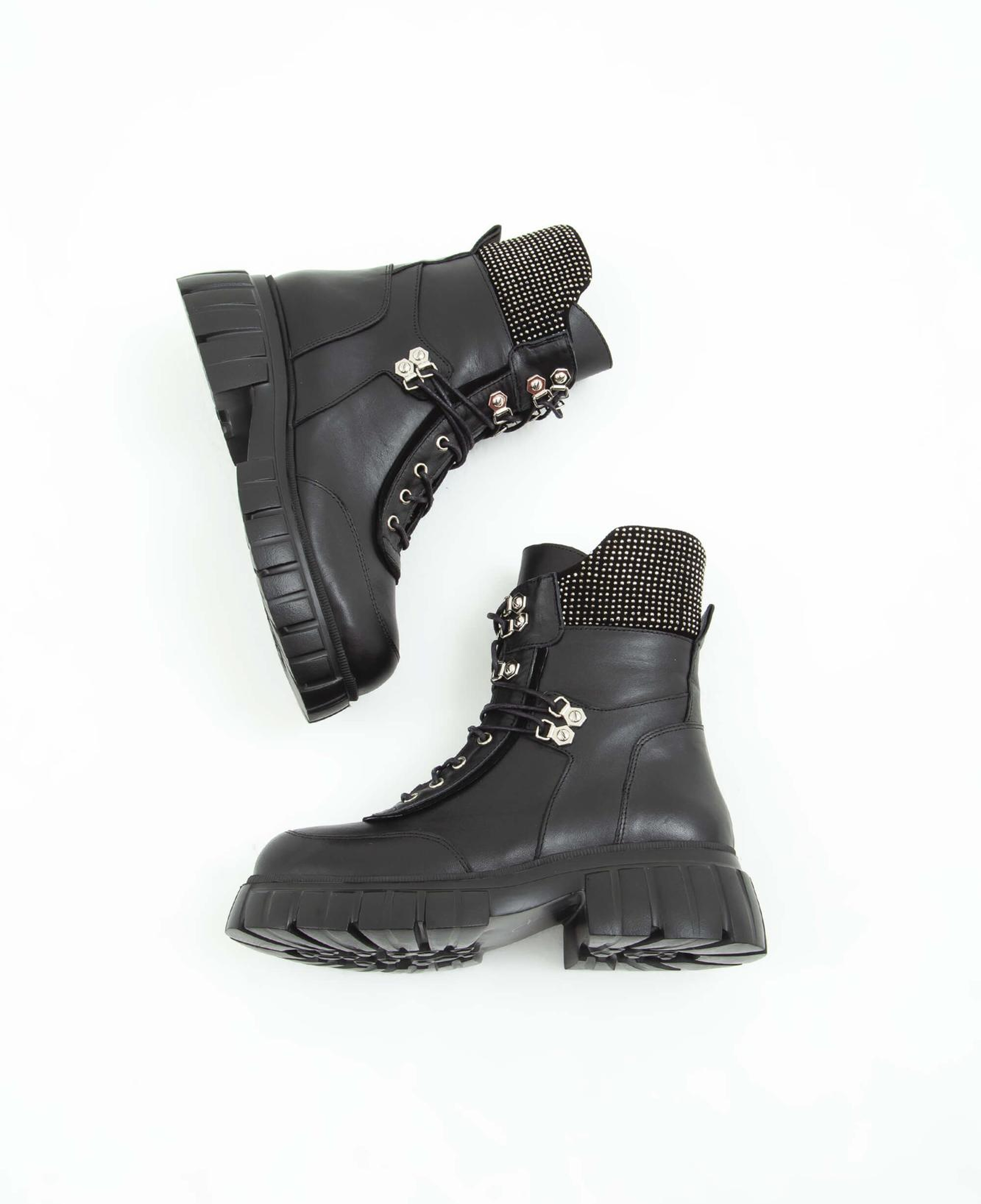 Tamer Tanca Kadın Hakiki Deri Siyah Casual Bot