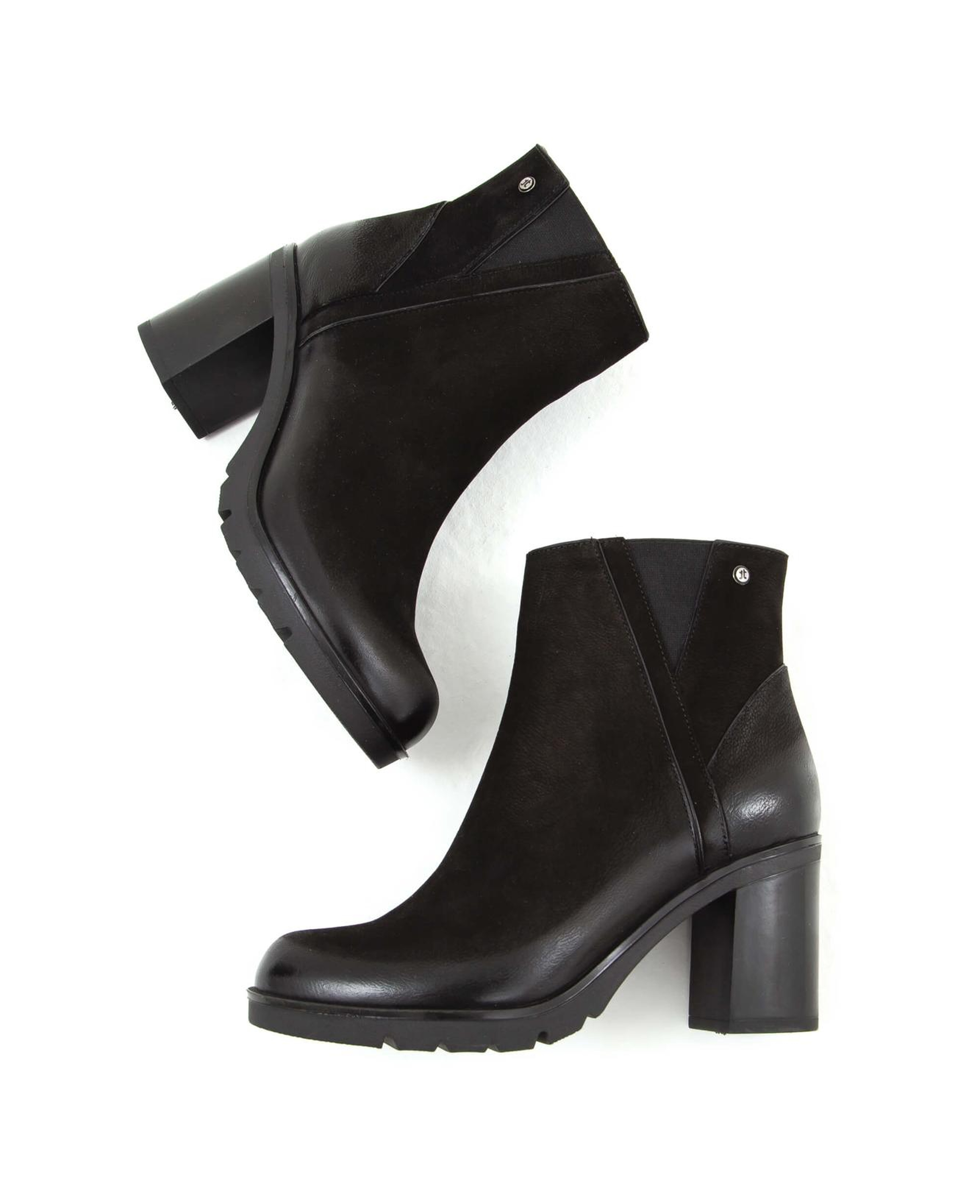 Tamer Tanca Kadın Hakiki Deri Siyah Nubuk Klasik Bot