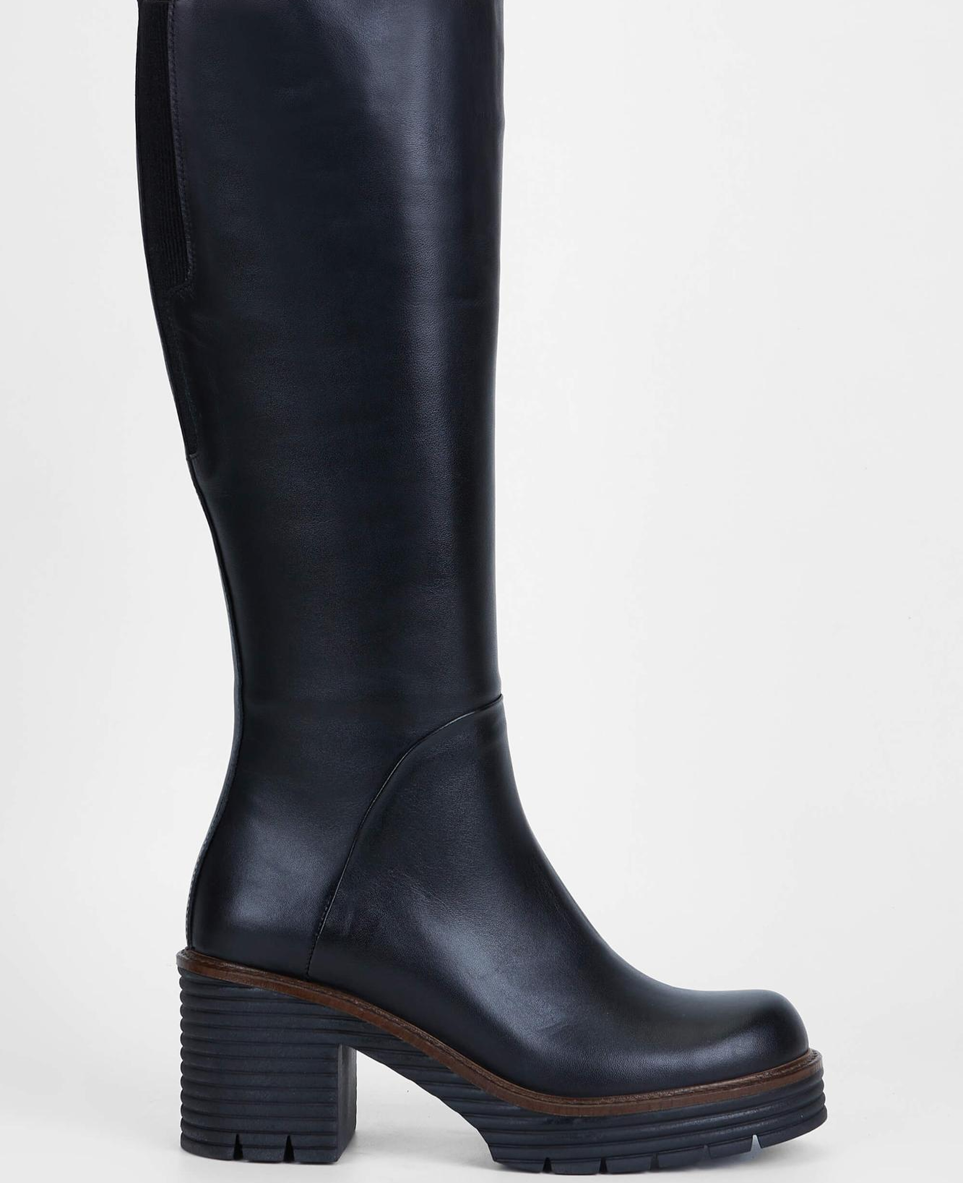 Tamer Tanca Kadın Hakiki Deri Siyah Casual Çizme