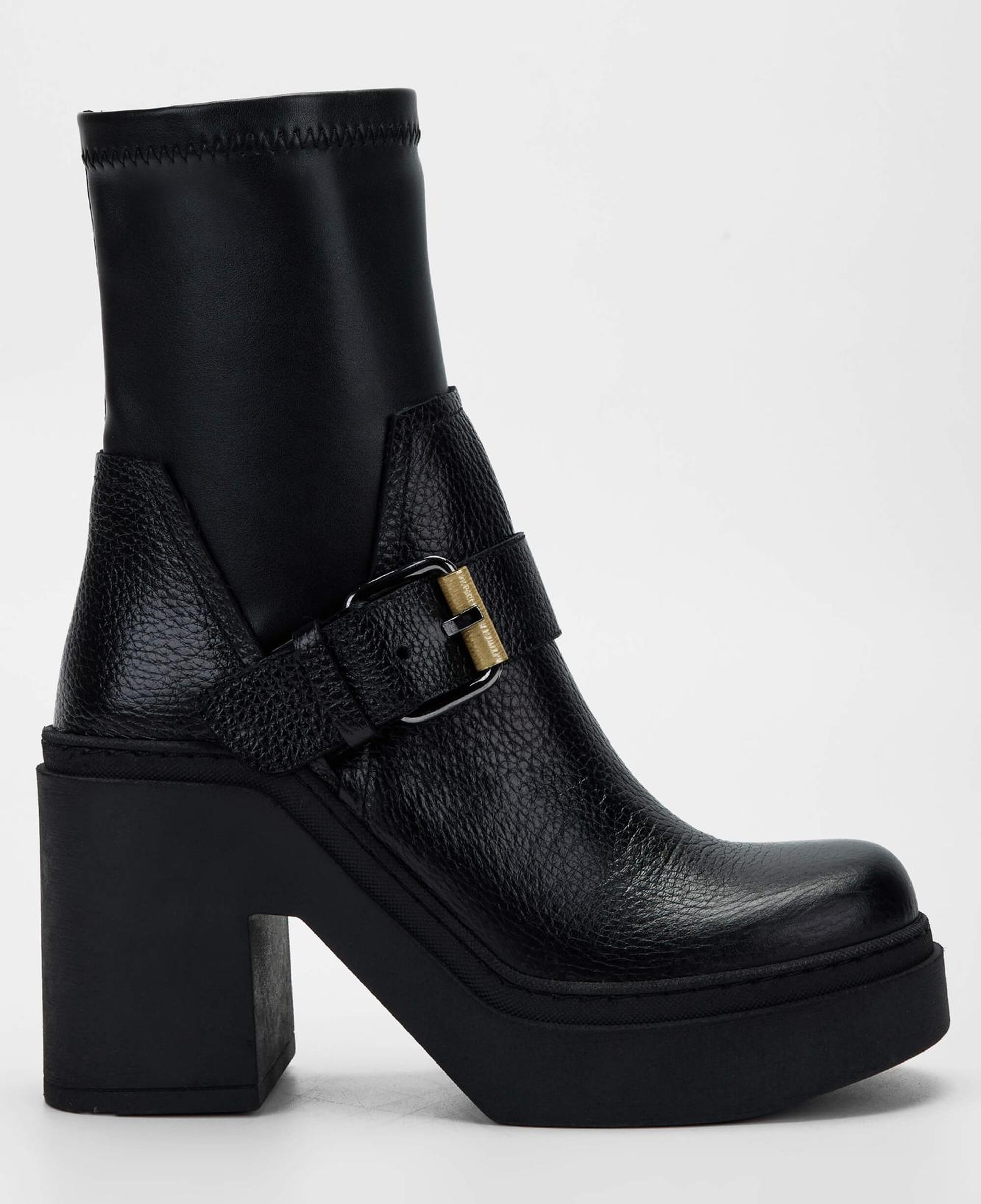 Tamer Tanca Kadın Hakiki Deri Siyah Deri Casual Bot