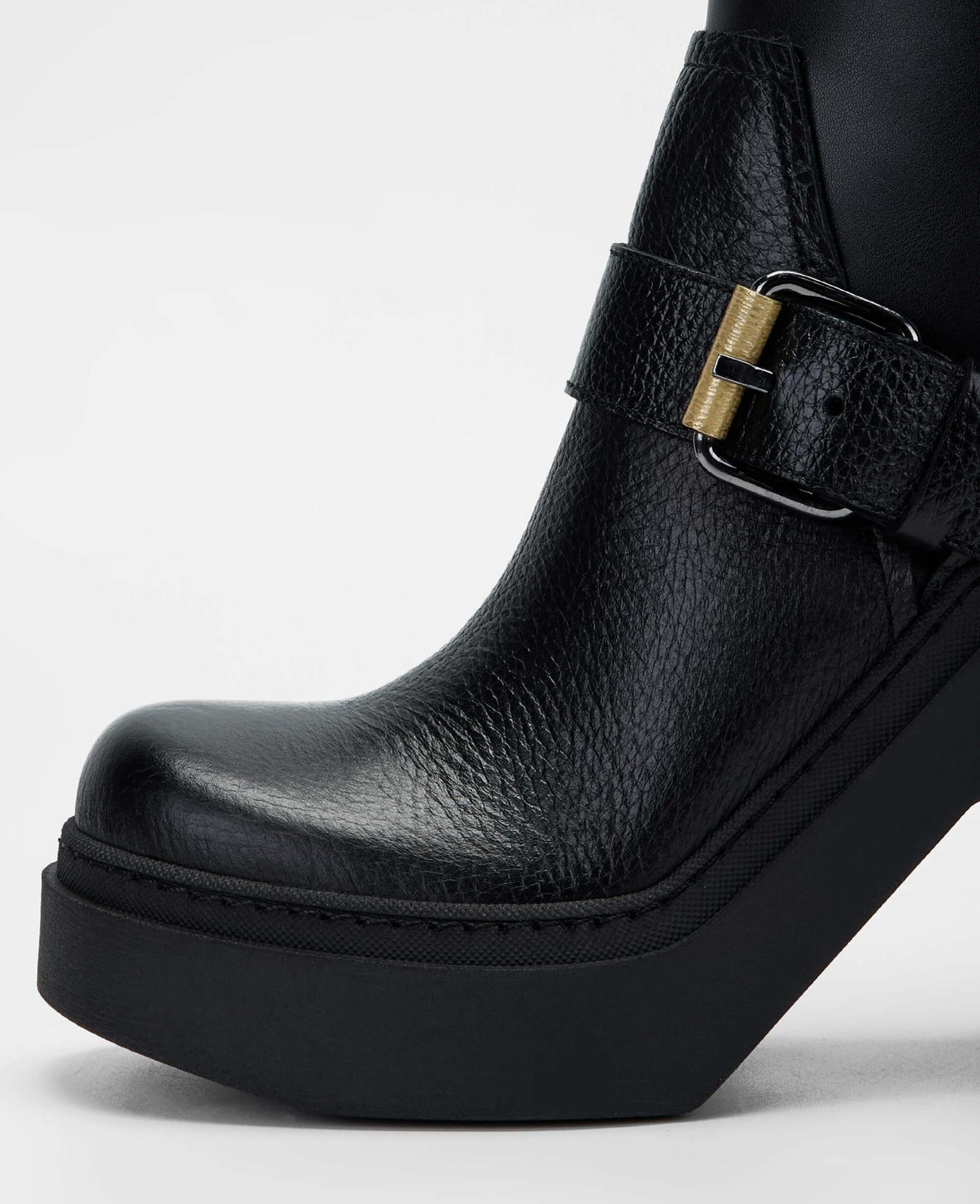 Tamer Tanca Kadın Hakiki Deri Siyah Deri Casual Bot