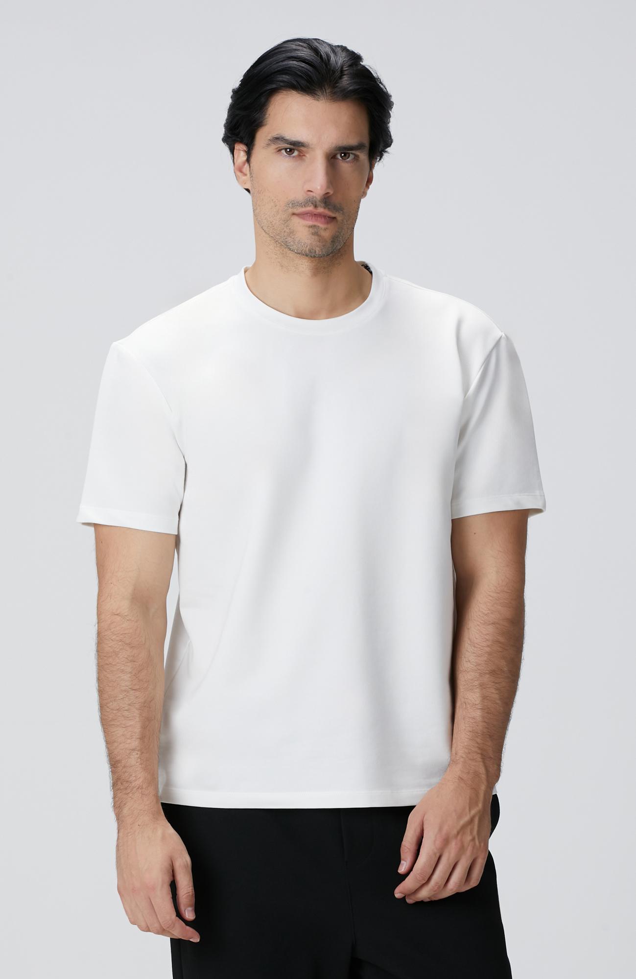 Network Erkek N-Tech Kırık Beyaz Basic T-shirt